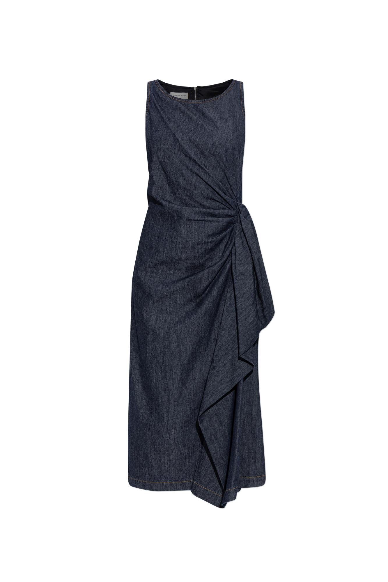 Dries Van Noten Sukienka ‘Dropps’, Kobiety, Granatowy