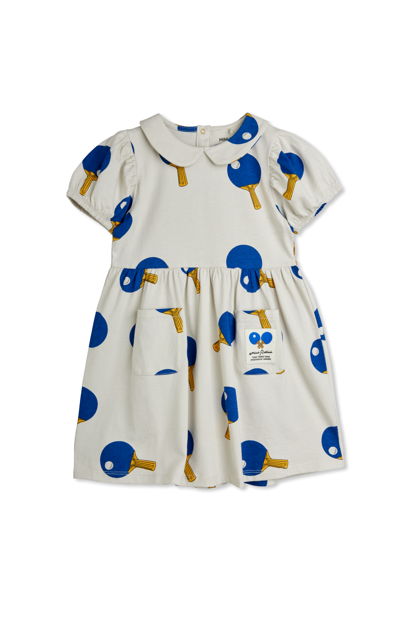 Mini Rodini Sukienka Z Nadrukiem, Unisex, Szary