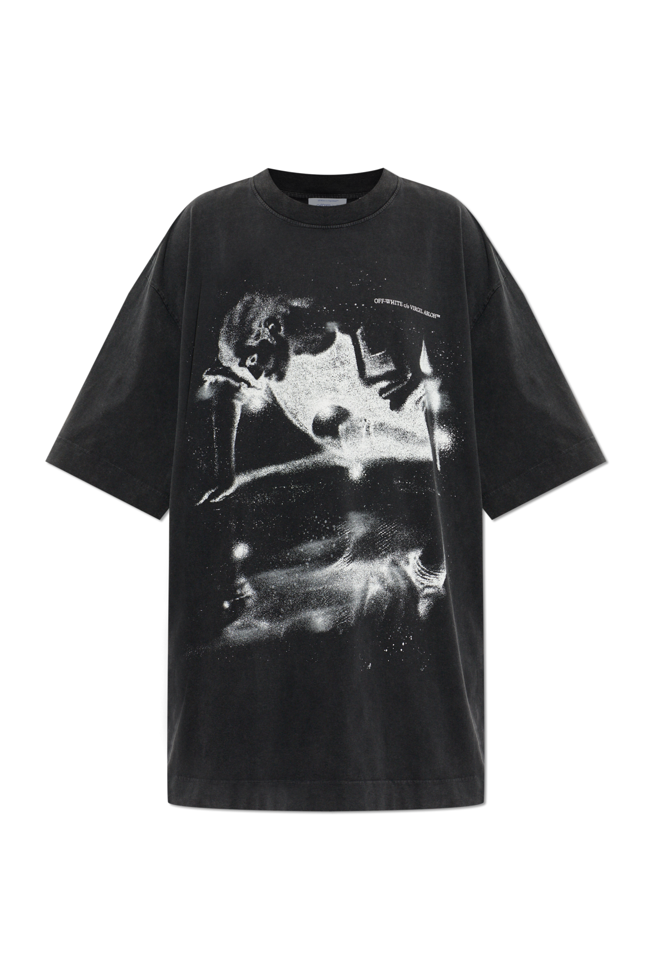 Off-White Sukienka Typu `oversize`, Kobiety, Czarny