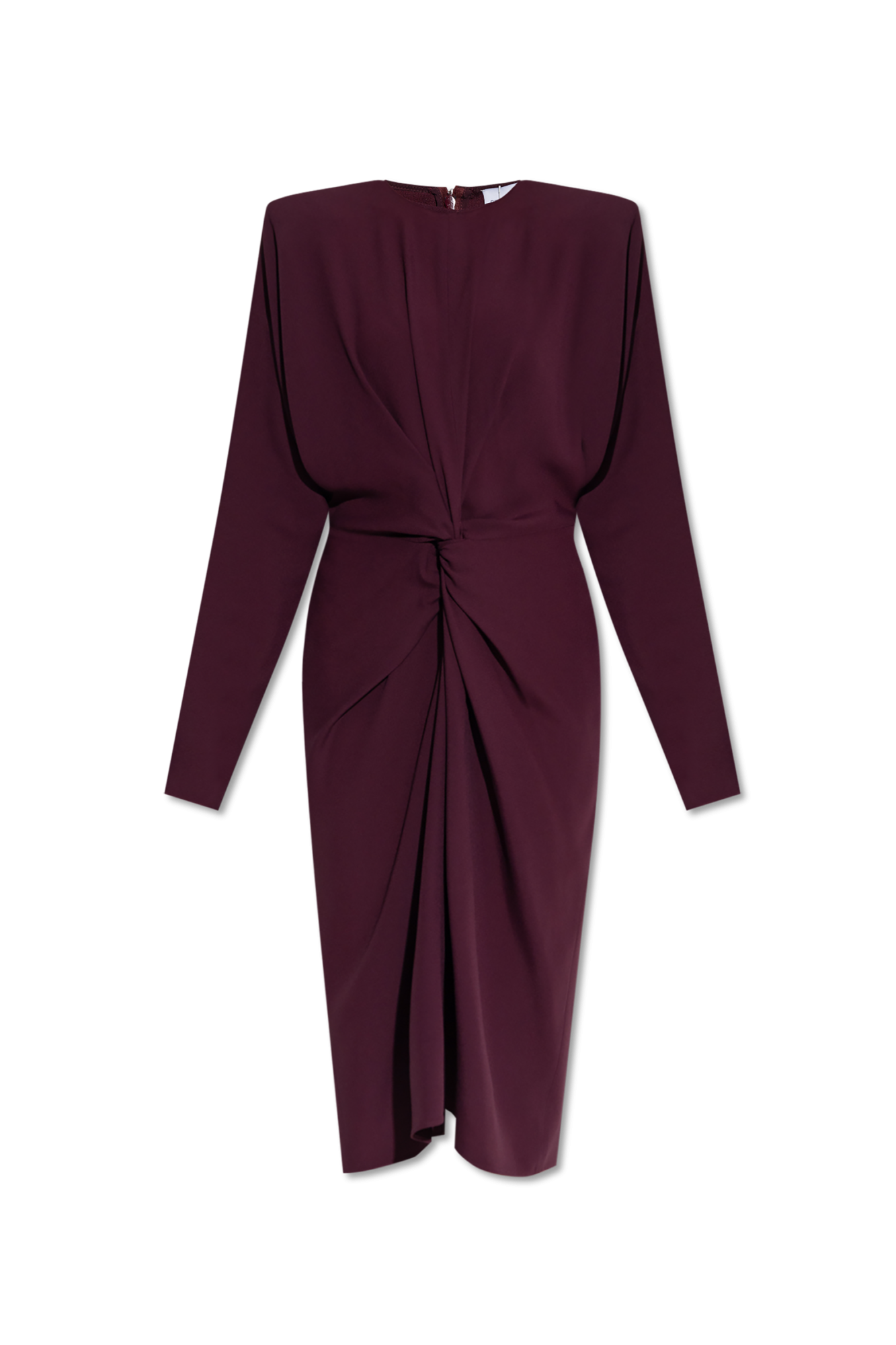 Stella McCartney Sukienka Z Drapowaniem W Talii, Kobiety, Bordo