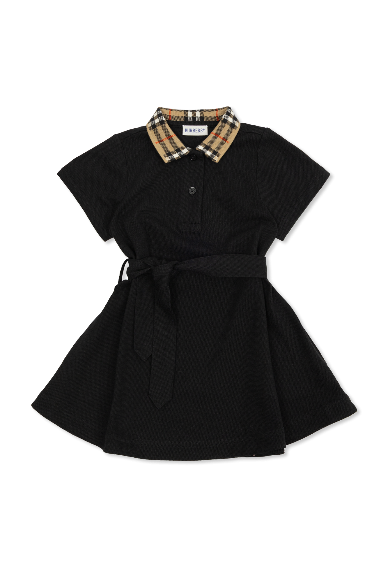 Burberry Kids Sukienka Polo, Unisex, Czarny
