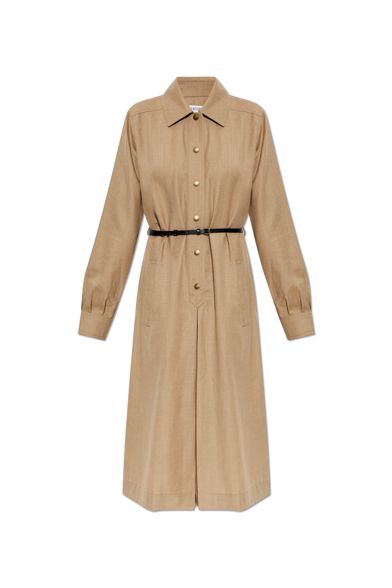 Burberry Wełniana Sukienka ‘Floriana’, Kobiety, Beżowy