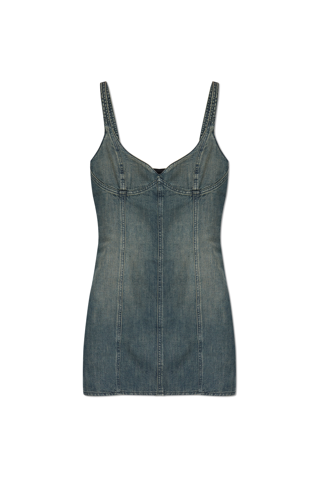 Balenciaga Jeansowa Sukienka, Kobiety, Niebieski