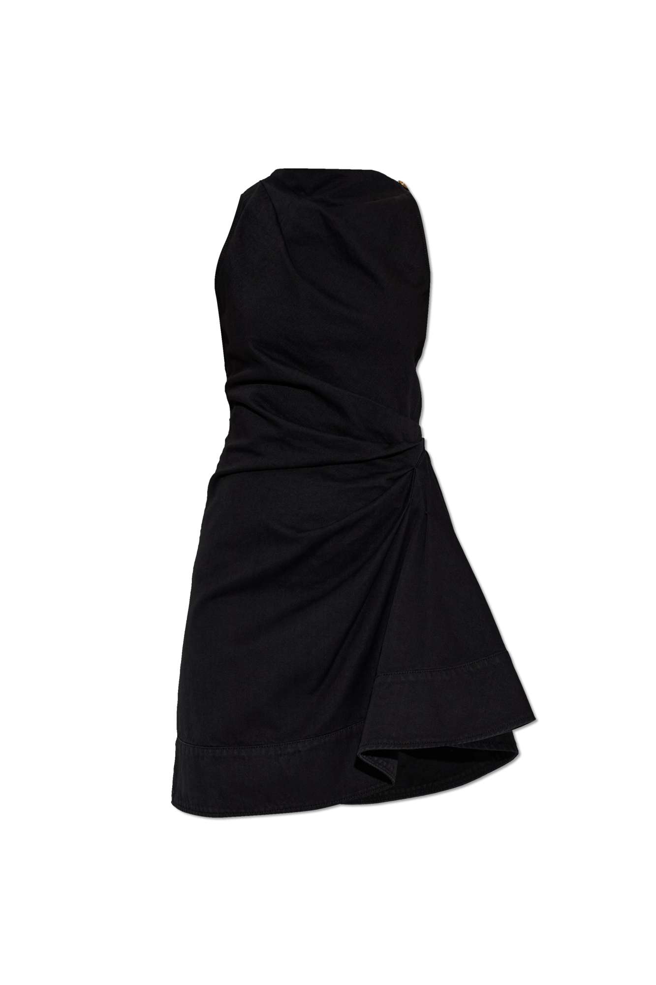 Alexander McQueen Jeansowa Sukienka, Kobiety, Czarny
