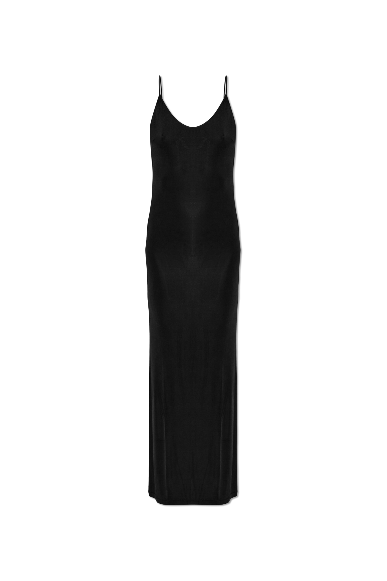 Saint Laurent Długa Sukienka, Kobiety, Czarny
