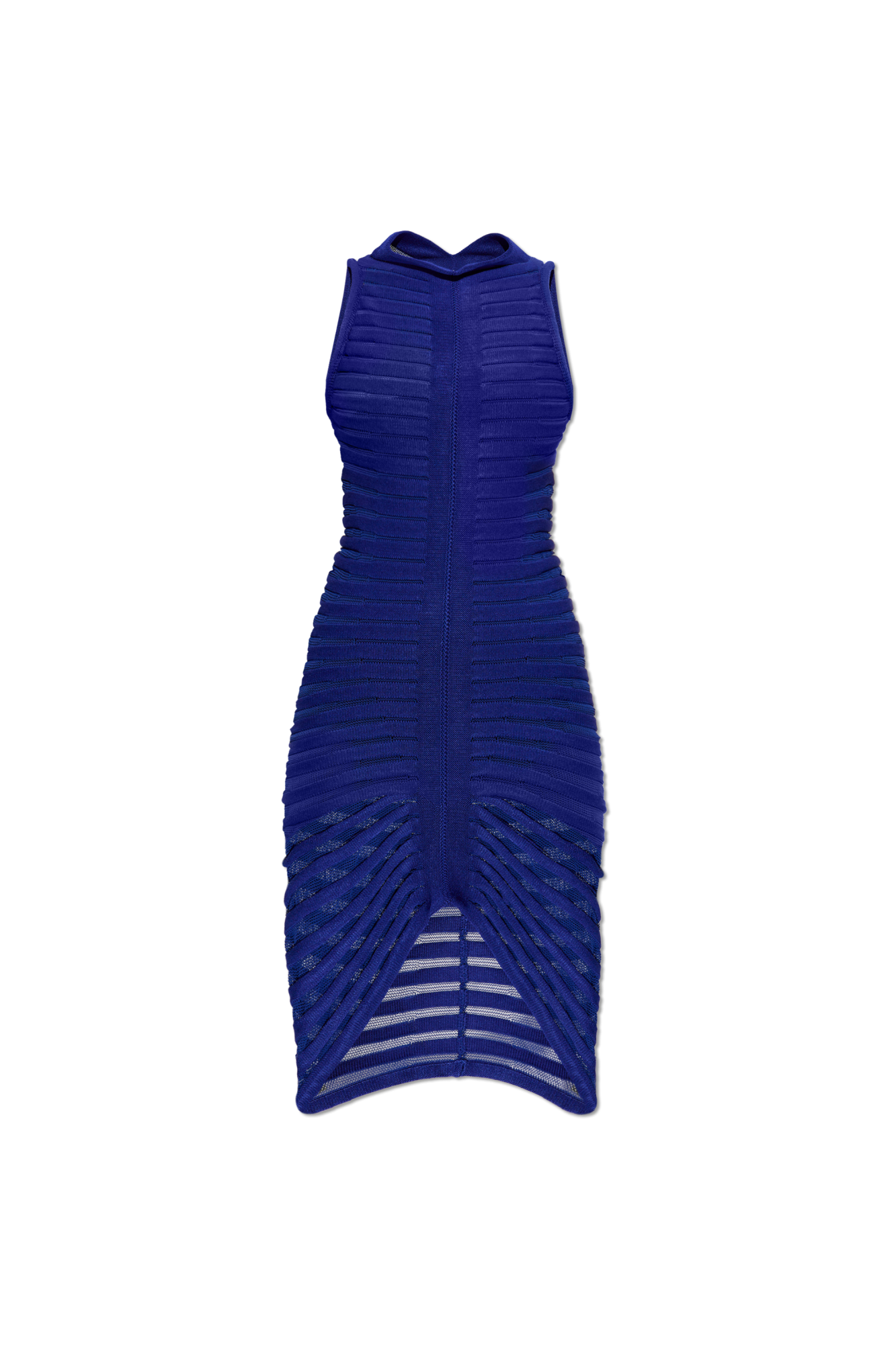 Alaïa Ażurowa Sukienka, Kobiety, Niebieski
