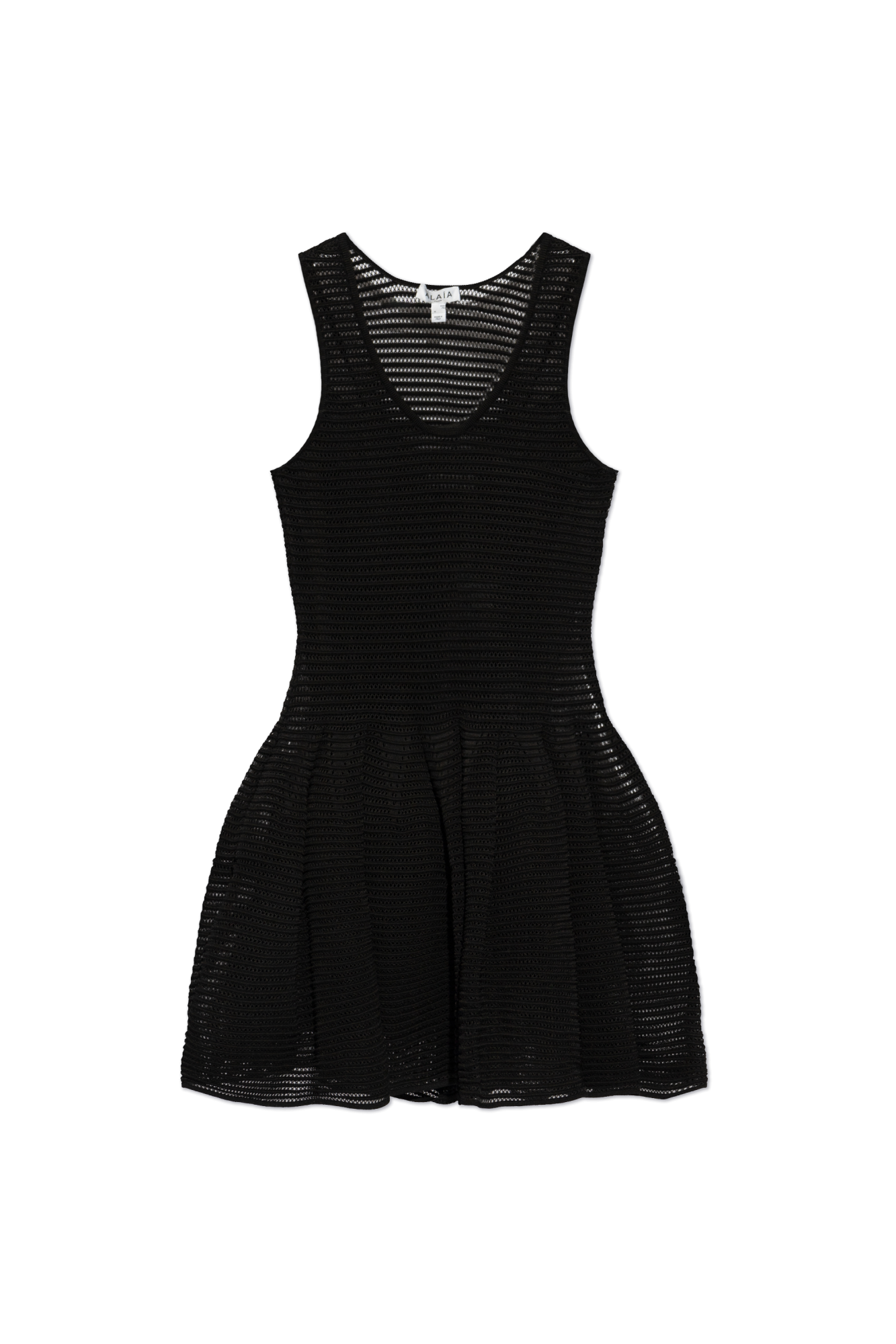 Alaïa Ażurowa Sukienka, Kobiety, Czarny