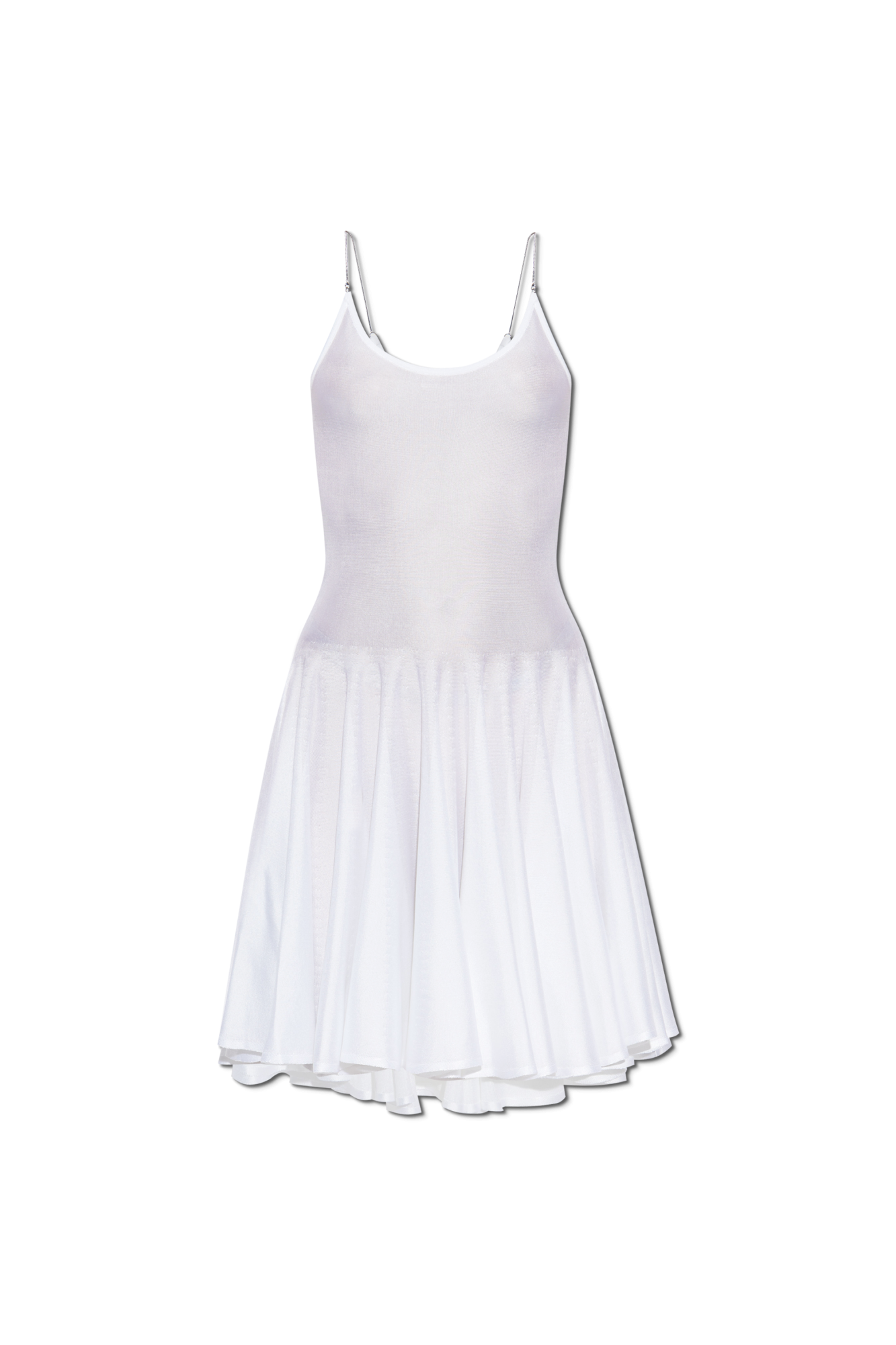 Alaïa Transparentna Sukienka, Kobiety, Biały