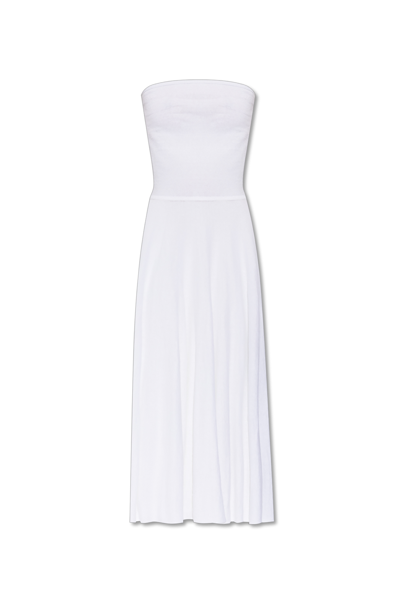 Alaïa Sukienka Z Odkrytymi Ramionami, Kobiety, Biały