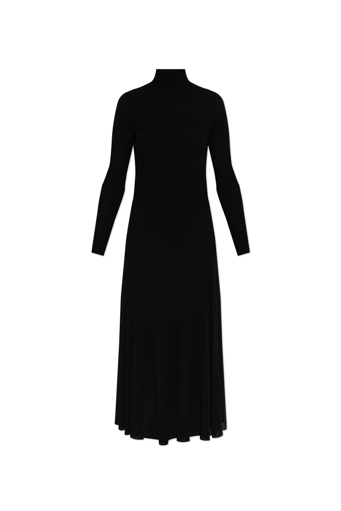 Alaïa Sukienka Ze Stójką, Kobiety, Czarny