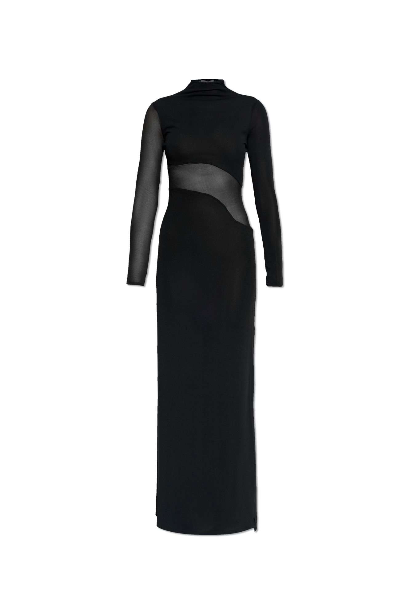 Alaïa Sukienka Z Długimi Rękawami, Kobiety, Czarny