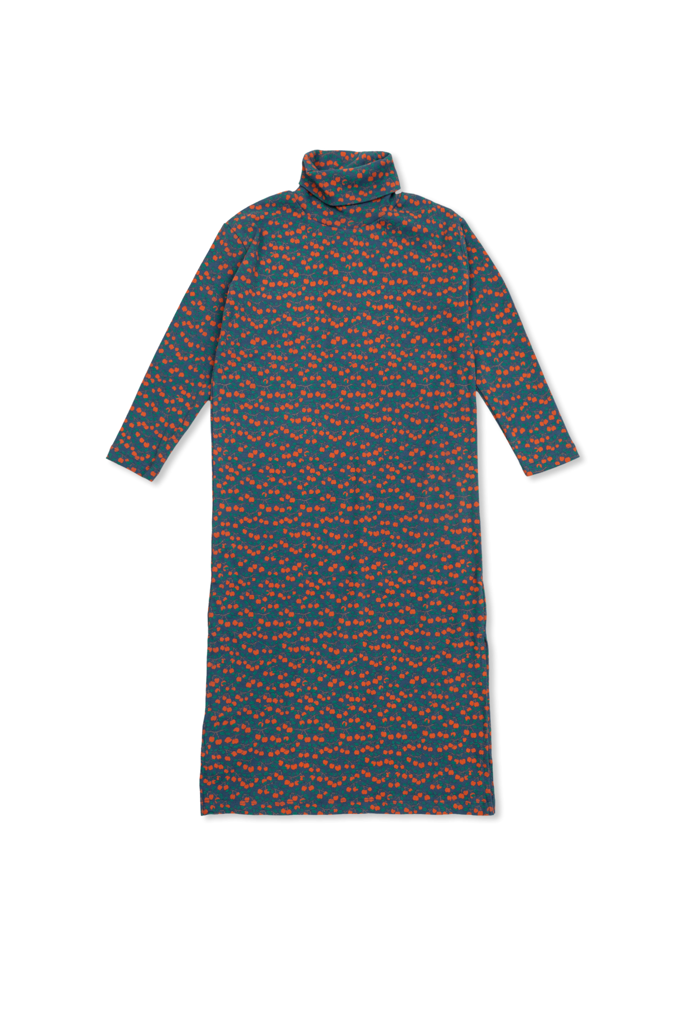 Tinycottons Sukienka Z Motywem Owocowym, Unisex, Granatowy