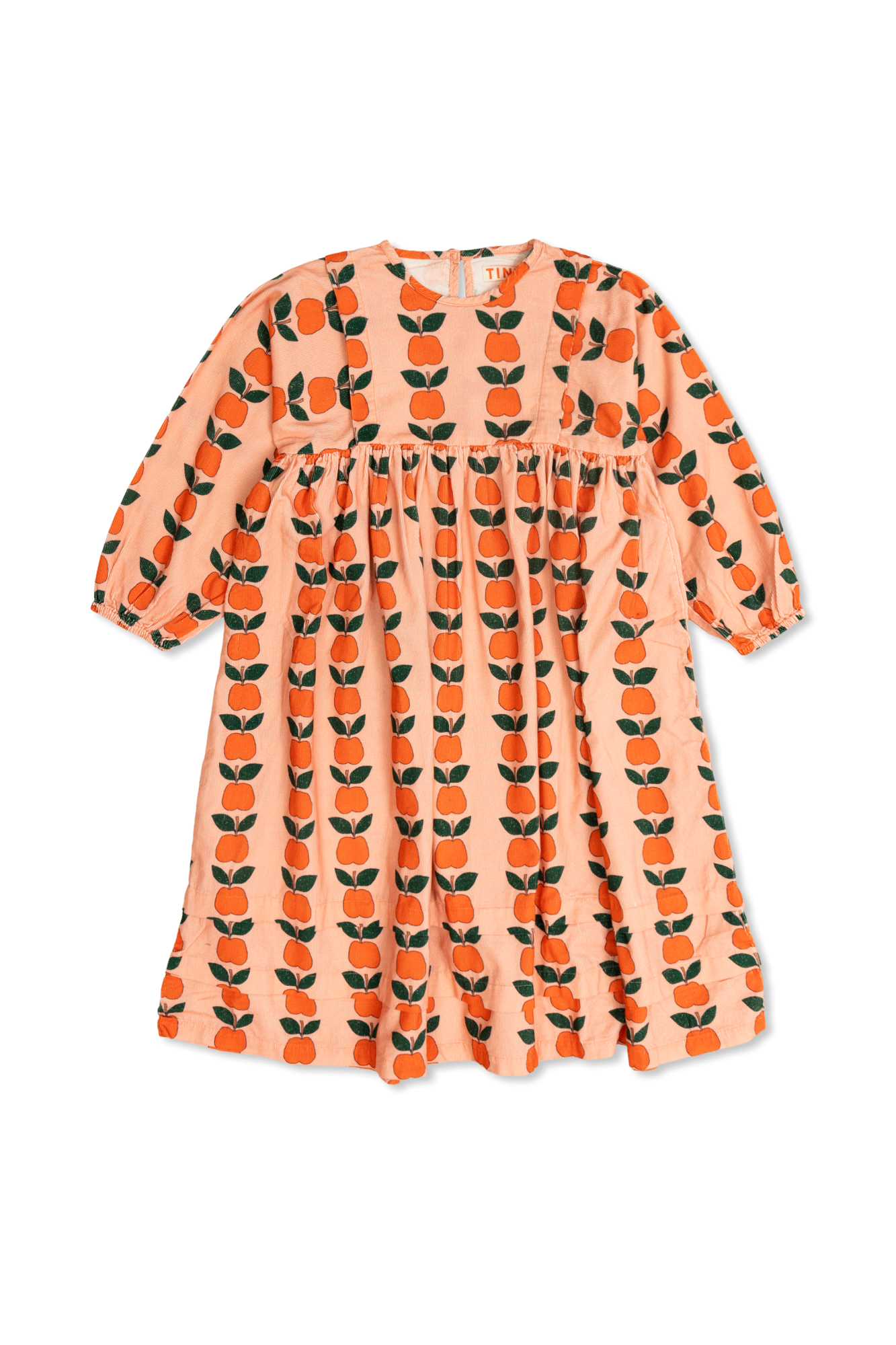 Tinycottons Sukienka Z Motywem Owocowym, Unisex, Różowy