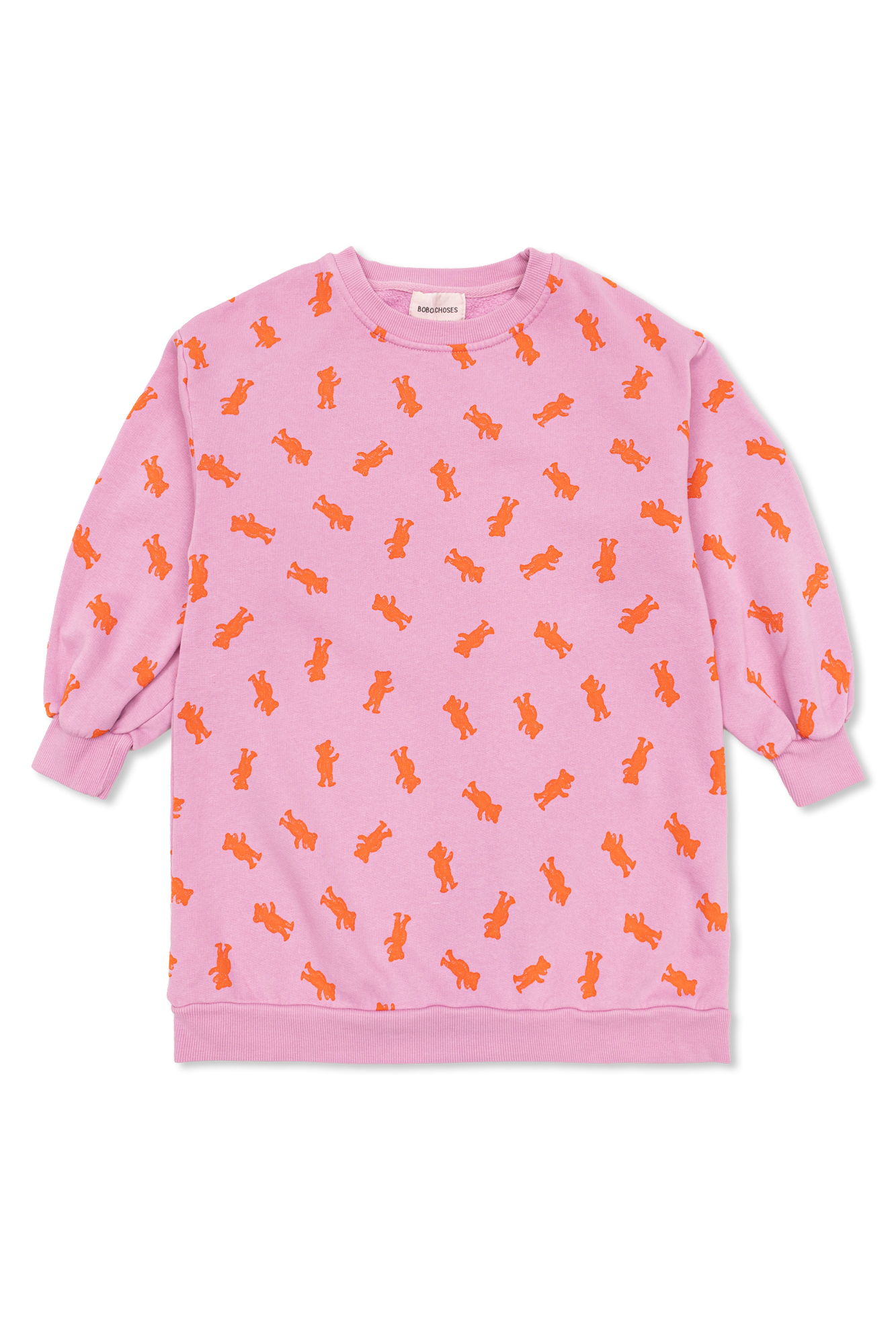 Bobo Choses Bawełniana Bluza Ze Wzorem, Unisex, Różowy