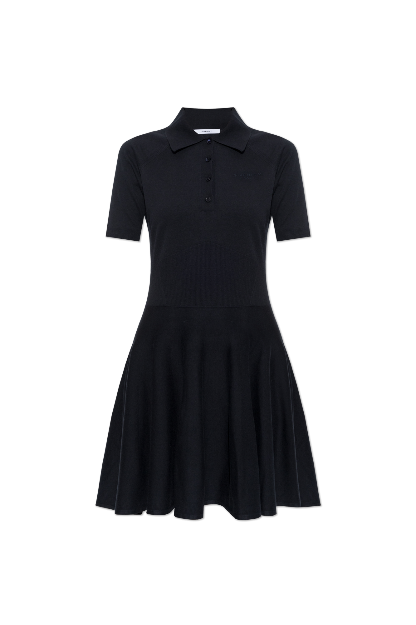Givenchy Sukienka Polo Z Wyszytym Logo, Kobiety, Granatowy