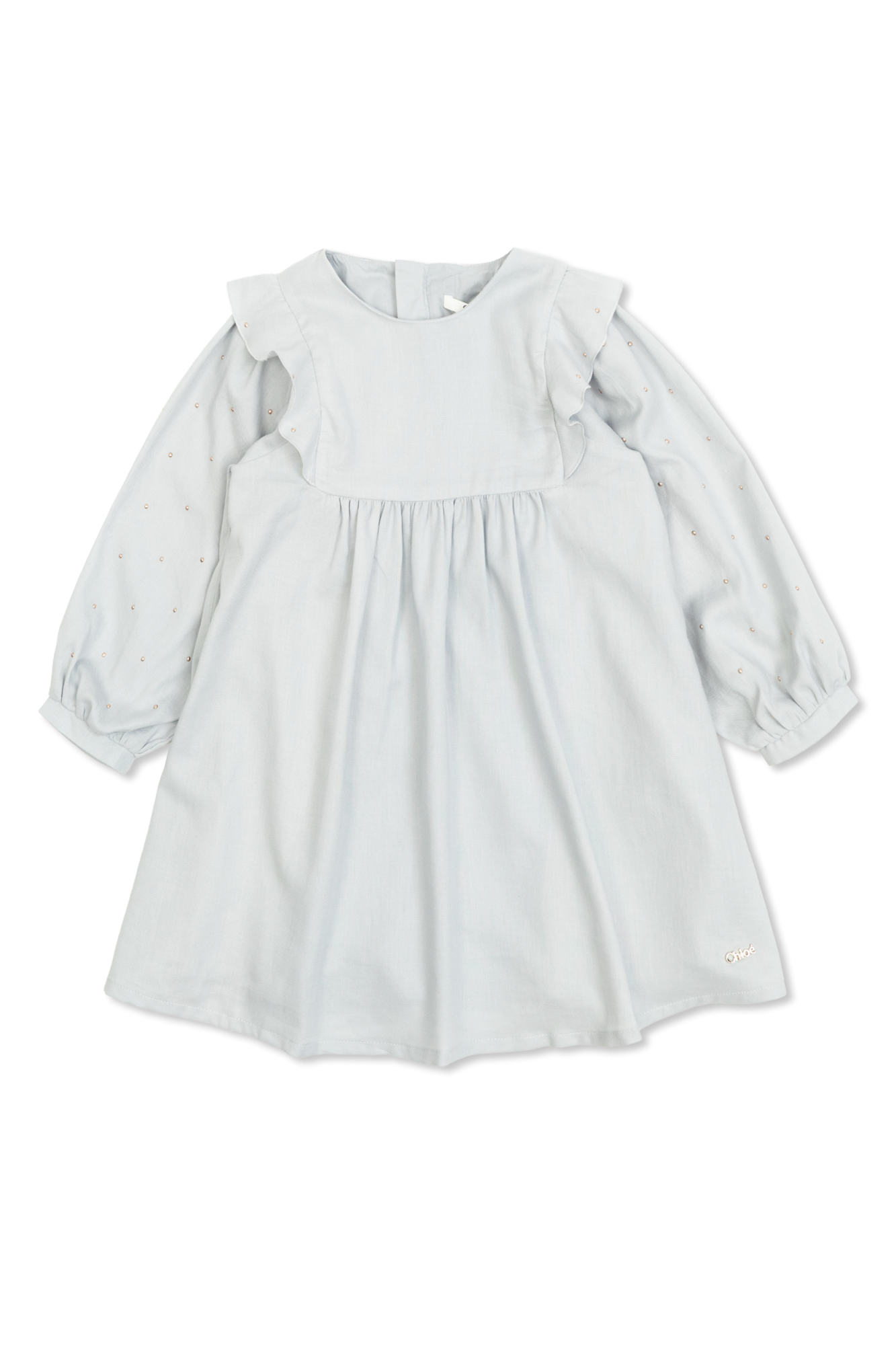 Chloé Kids Sukienka Z ćwiekami, Unisex, Jasnoniebieski