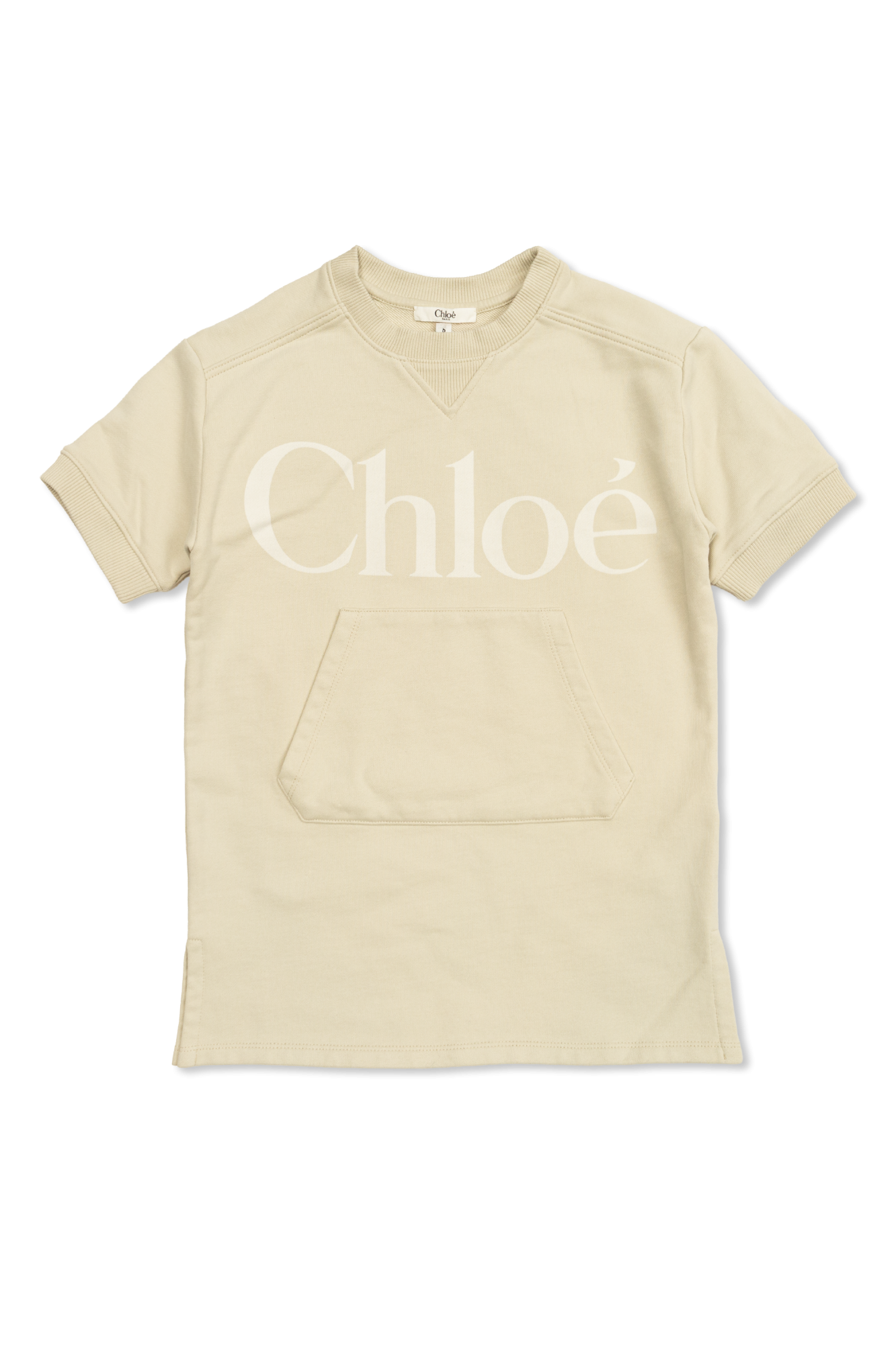 Chloé Kids Sukienka Z Kieszenią, Unisex, Kremowy