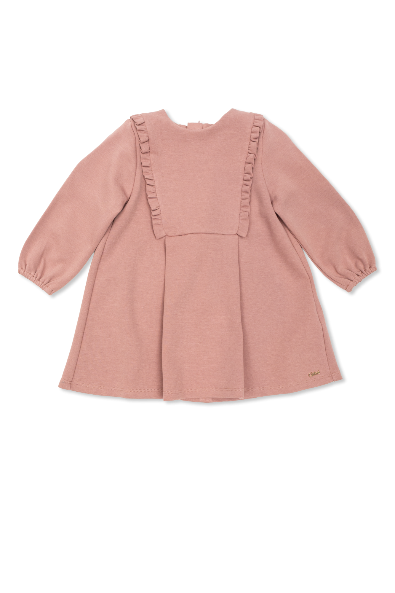Chloé Kids Sukienka Z Długimi Rękawami, Unisex, Różowy