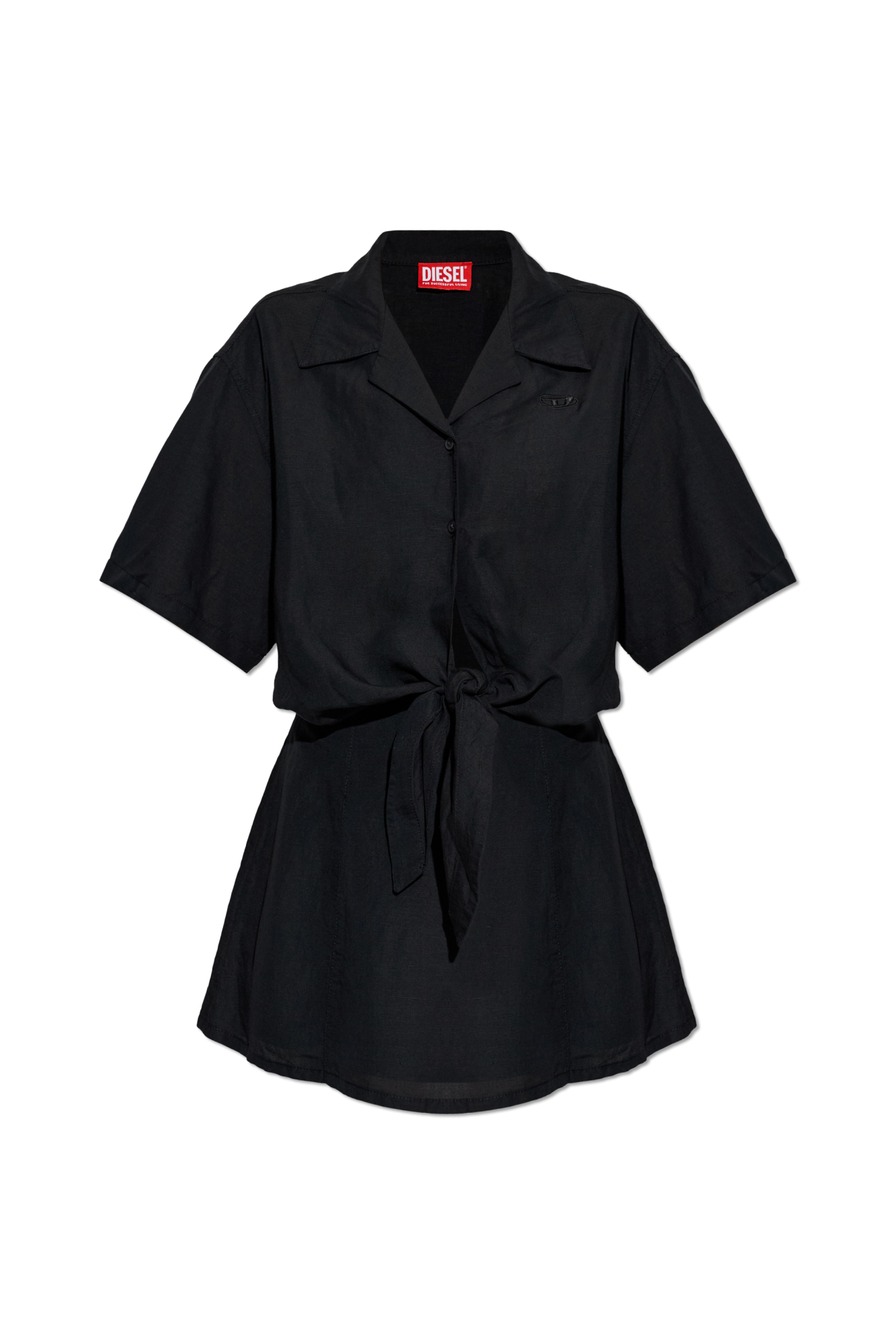 Diesel Sukienka `D-STALL`, Kobiety, Czarny