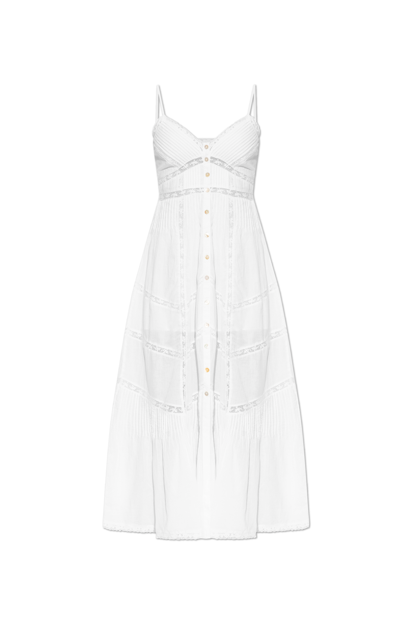 LoveShackFancy Sukienka `Esilda`, Kobiety, Biały