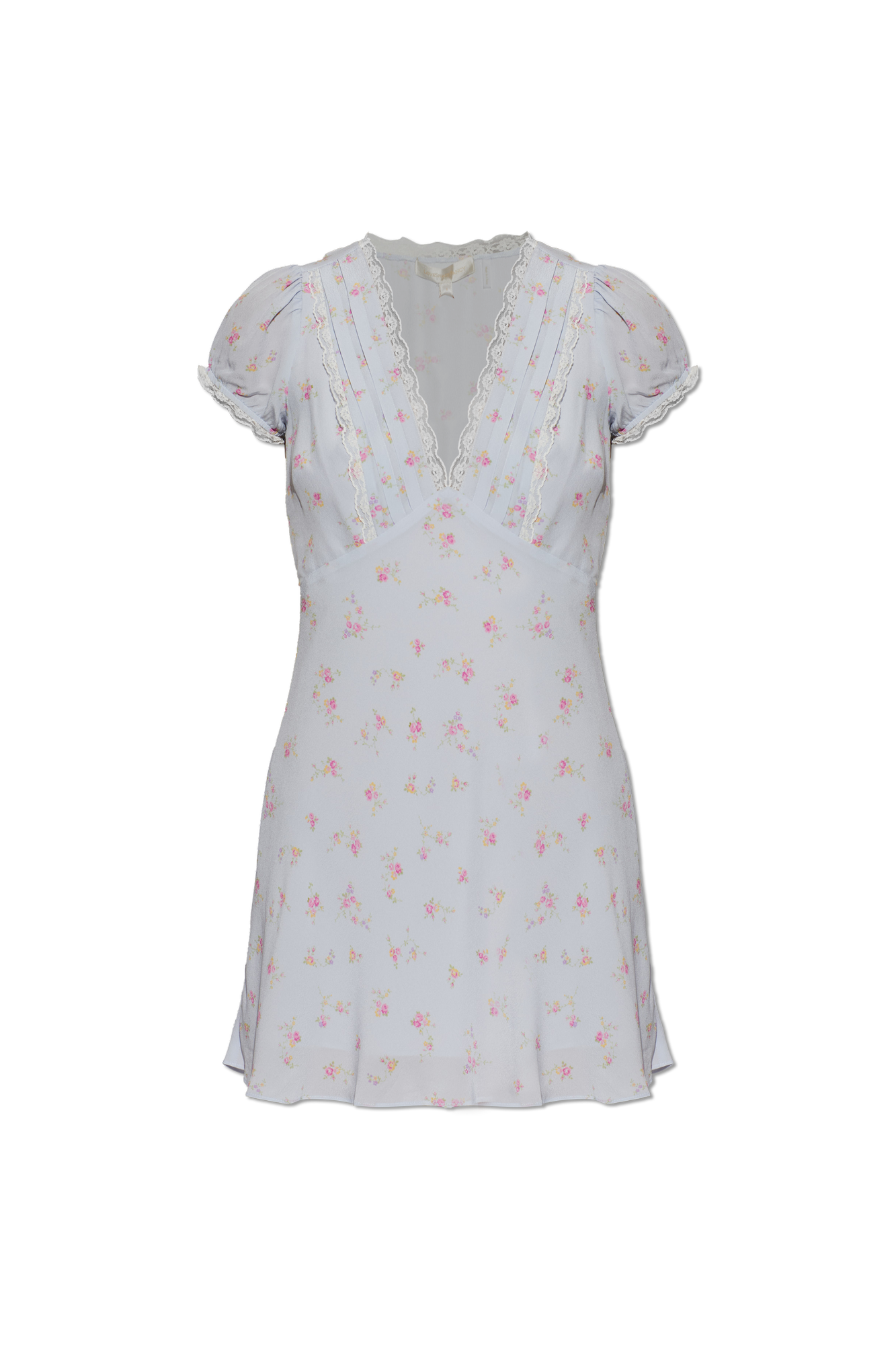 LoveShackFancy Krótka Sukienka ‘Yasmin’, Kobiety, Niebieski