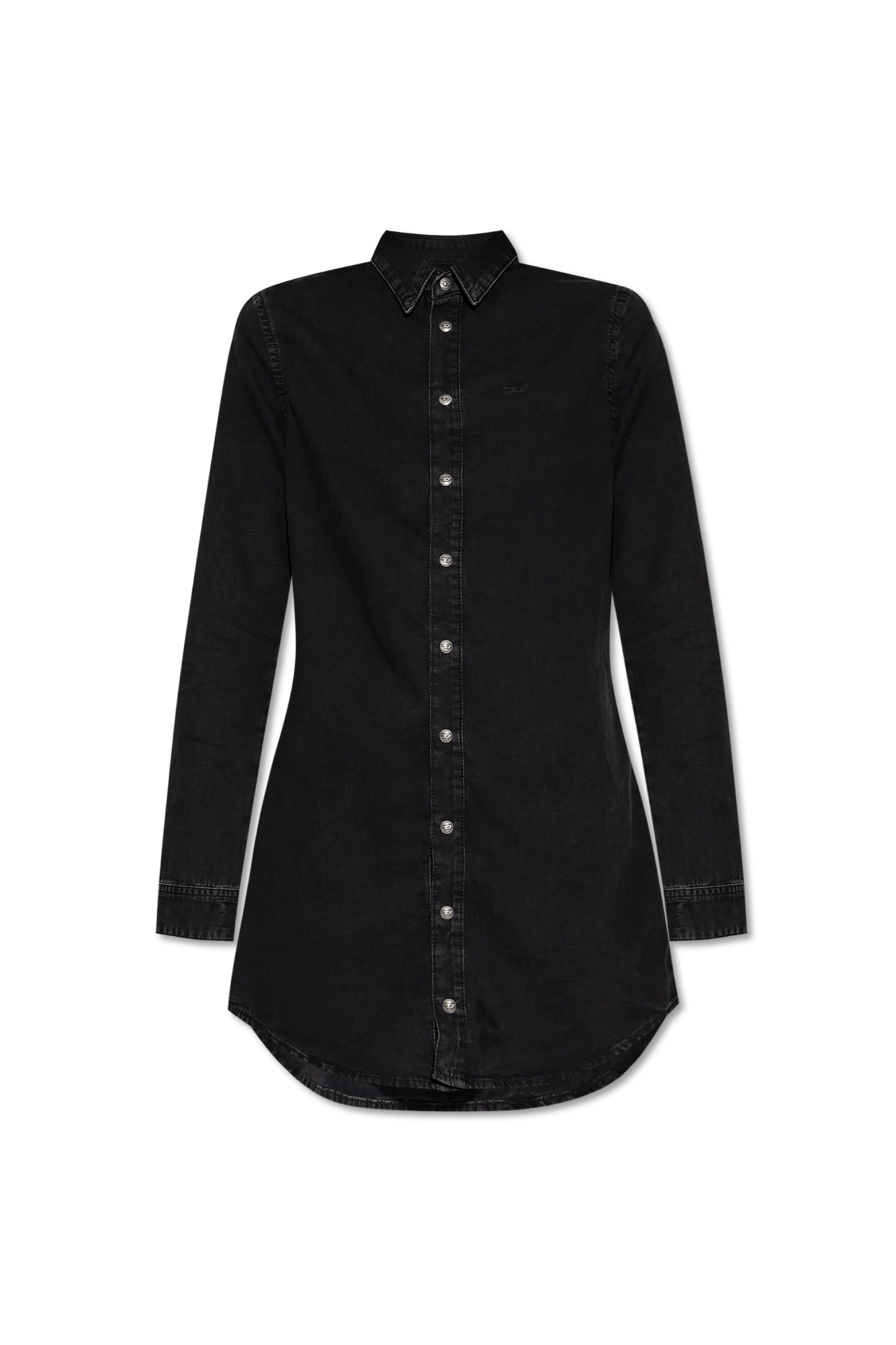 Diesel Jeansowa Sukienka `DE-EAZY`, Kobiety, Czarny