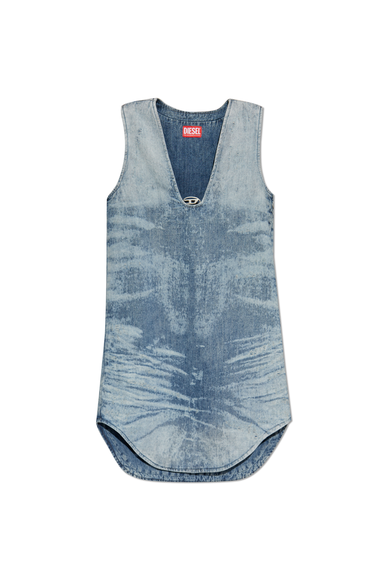 Diesel Sukienka `DE-LARIS--FSH`, Kobiety, Niebieski