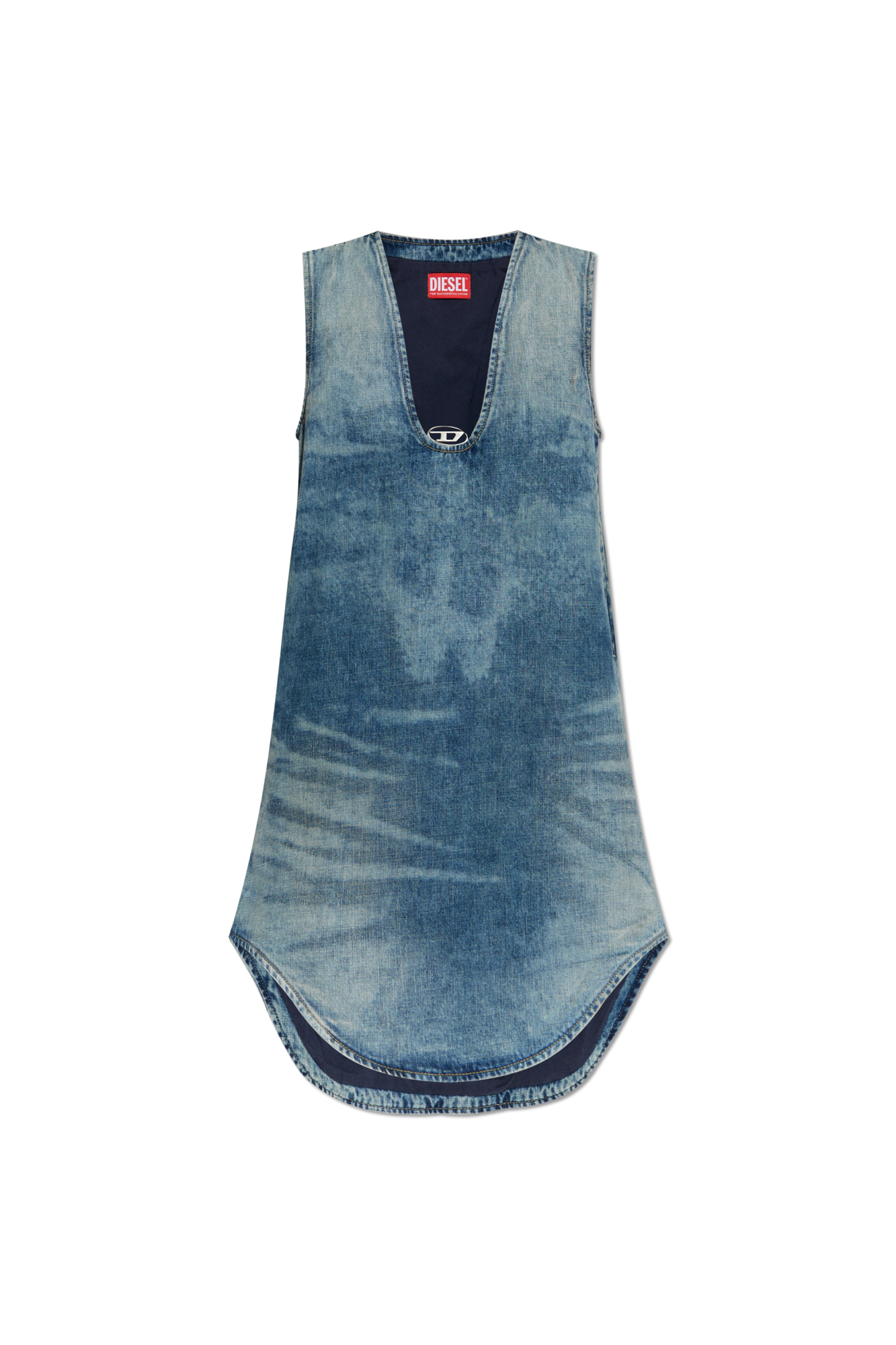 Diesel Sukienka `DE-LARIS--S`, Kobiety, Niebieski