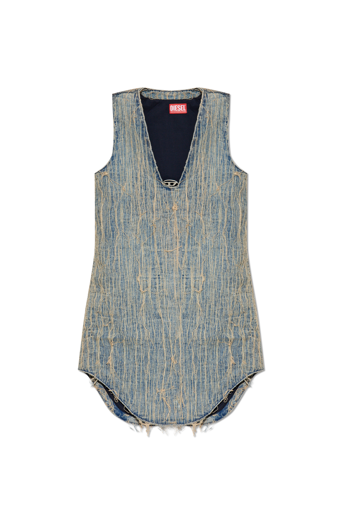 Diesel Sukienka `DE-LARIS--S2`, Kobiety, Niebieski