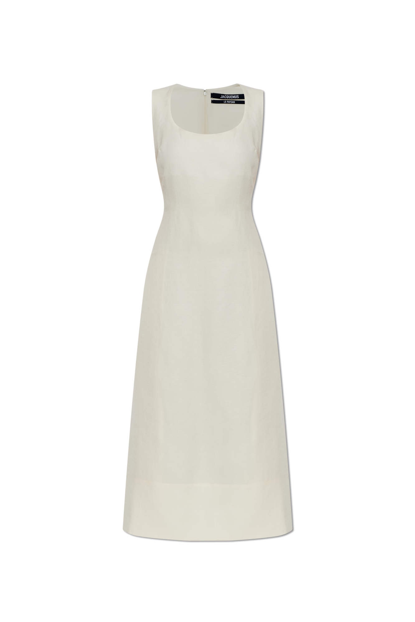 Jacquemus Sukienka ‘Tablier’, Kobiety, Kremowy