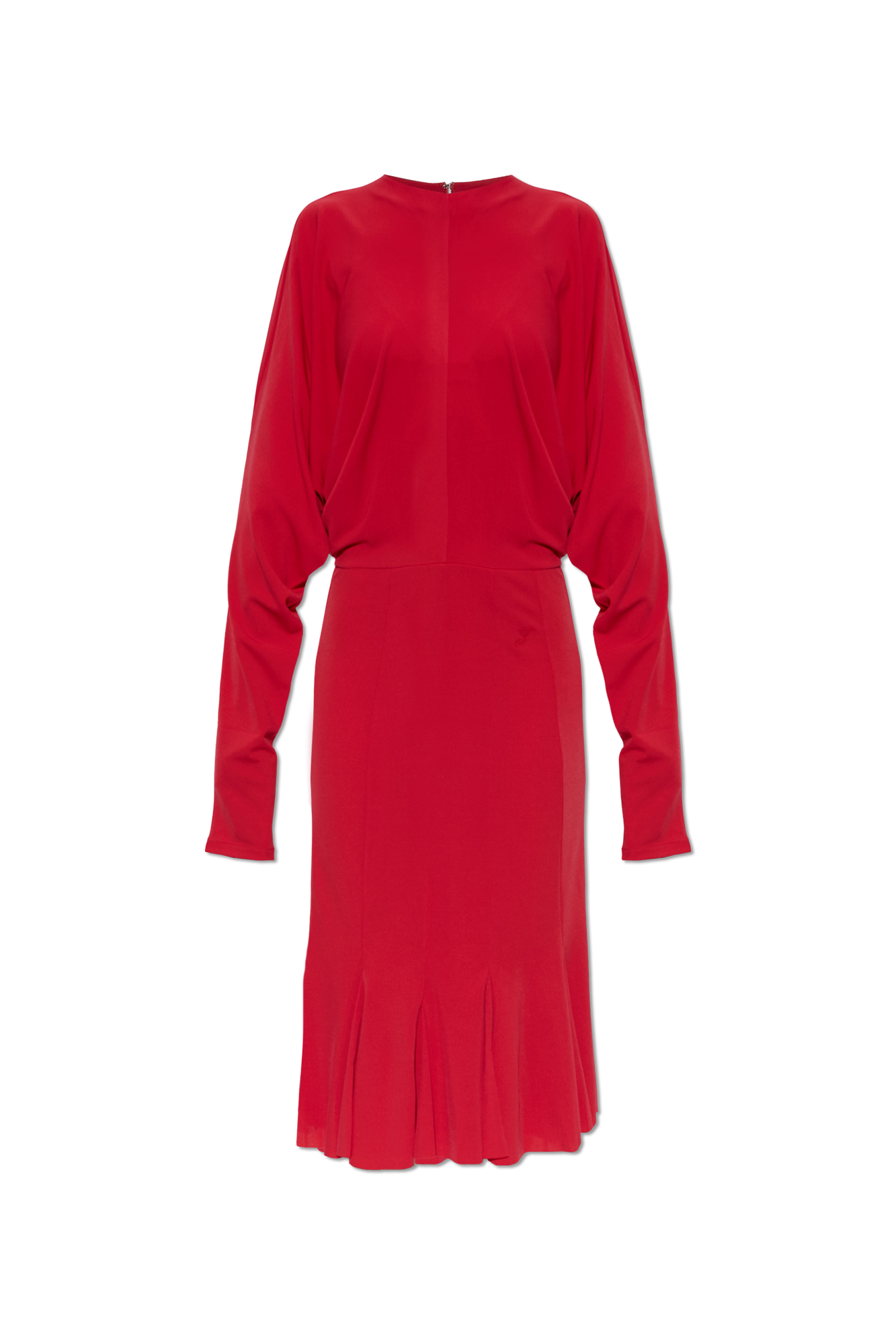 Jacquemus Sukienka ‘Losange’ Z Długimi Rękawami, Kobiety, Czerwony