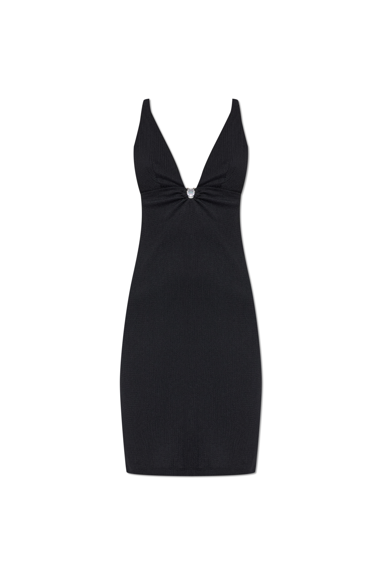 Emporio Armani Krótka Sukienka Na Ramiączkach, Kobiety, Czarny