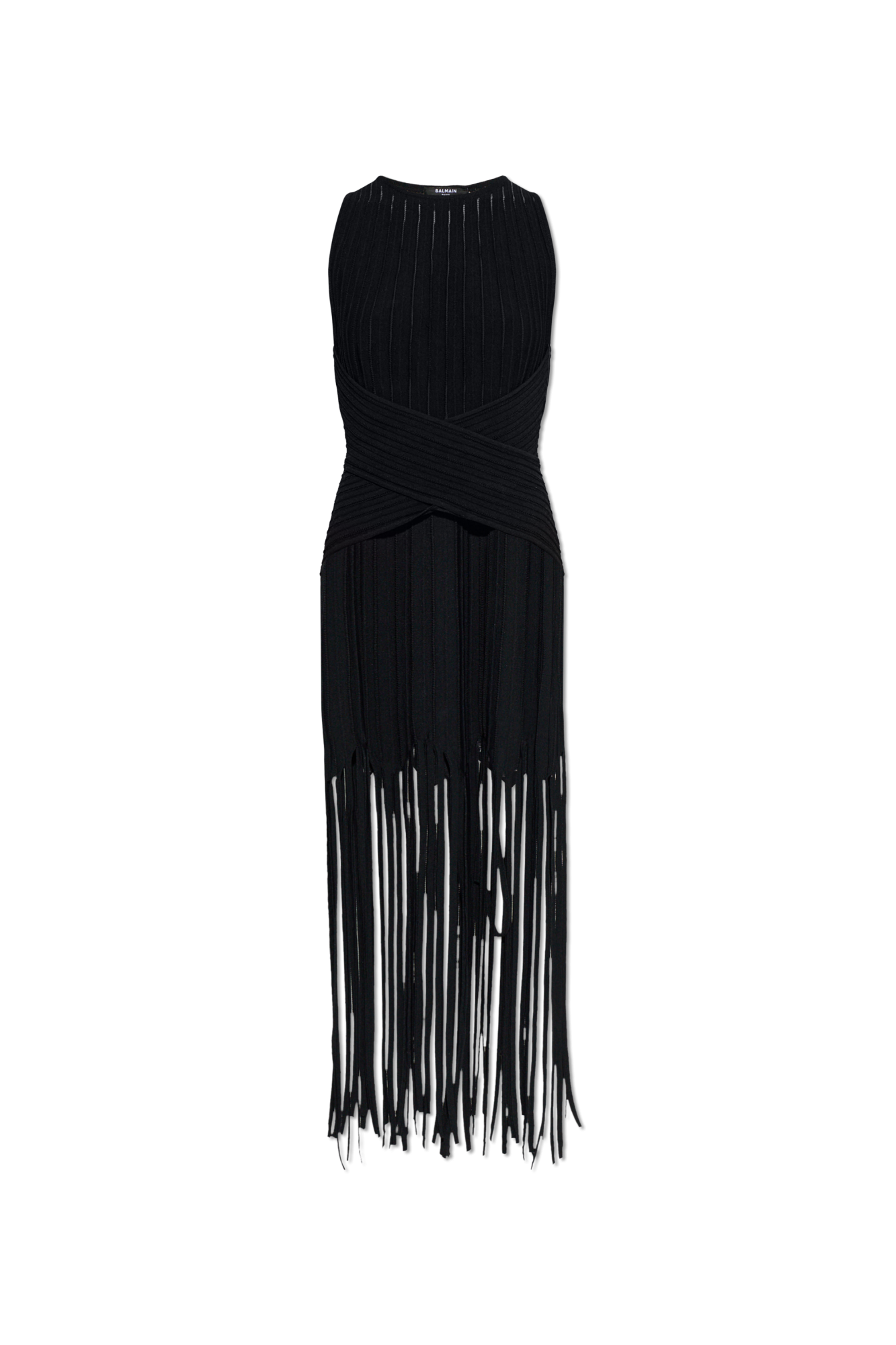 Balmain Sukienka Bez Rękawów, Kobiety, Czarny