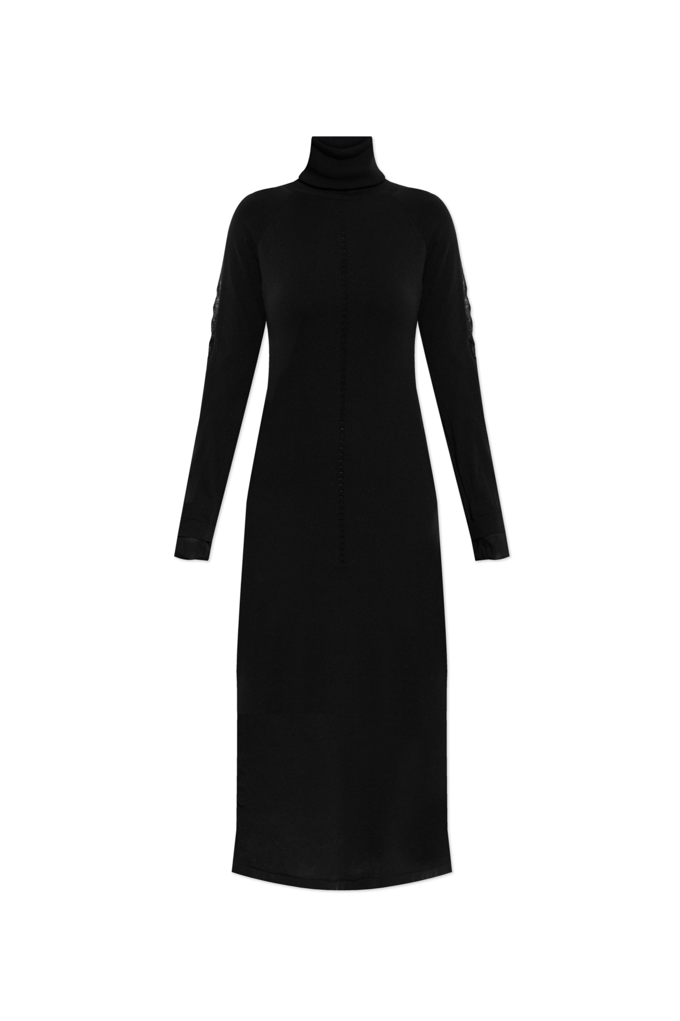 Y-3 Sukienka Z Golfem, Kobiety, Czarny