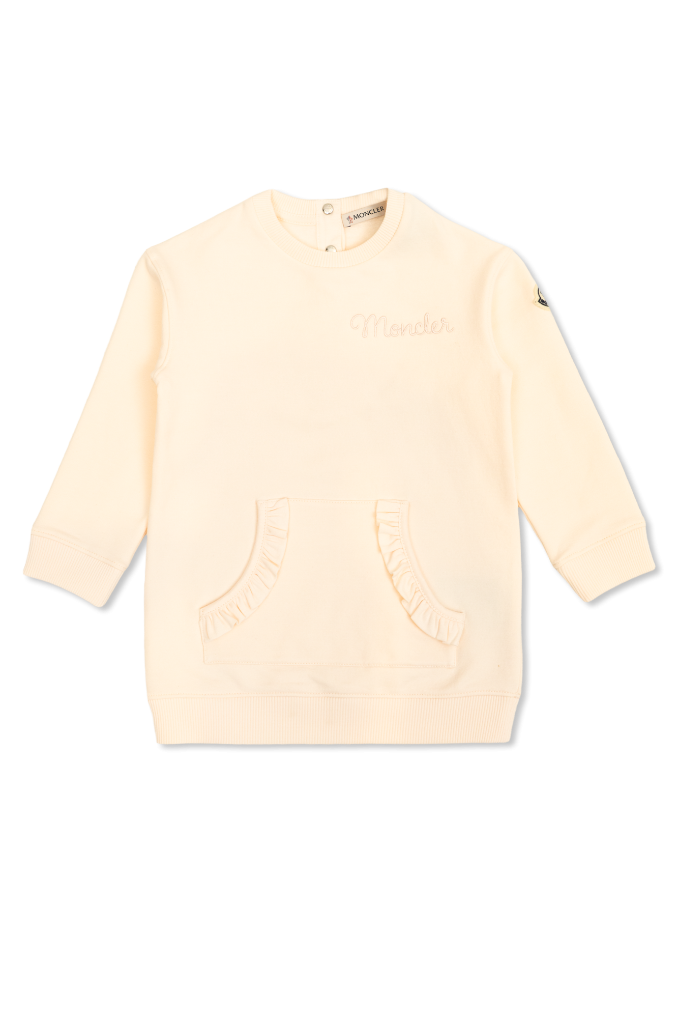 Moncler Enfant Sukienka Z Kieszenią, Unisex, Beżowy