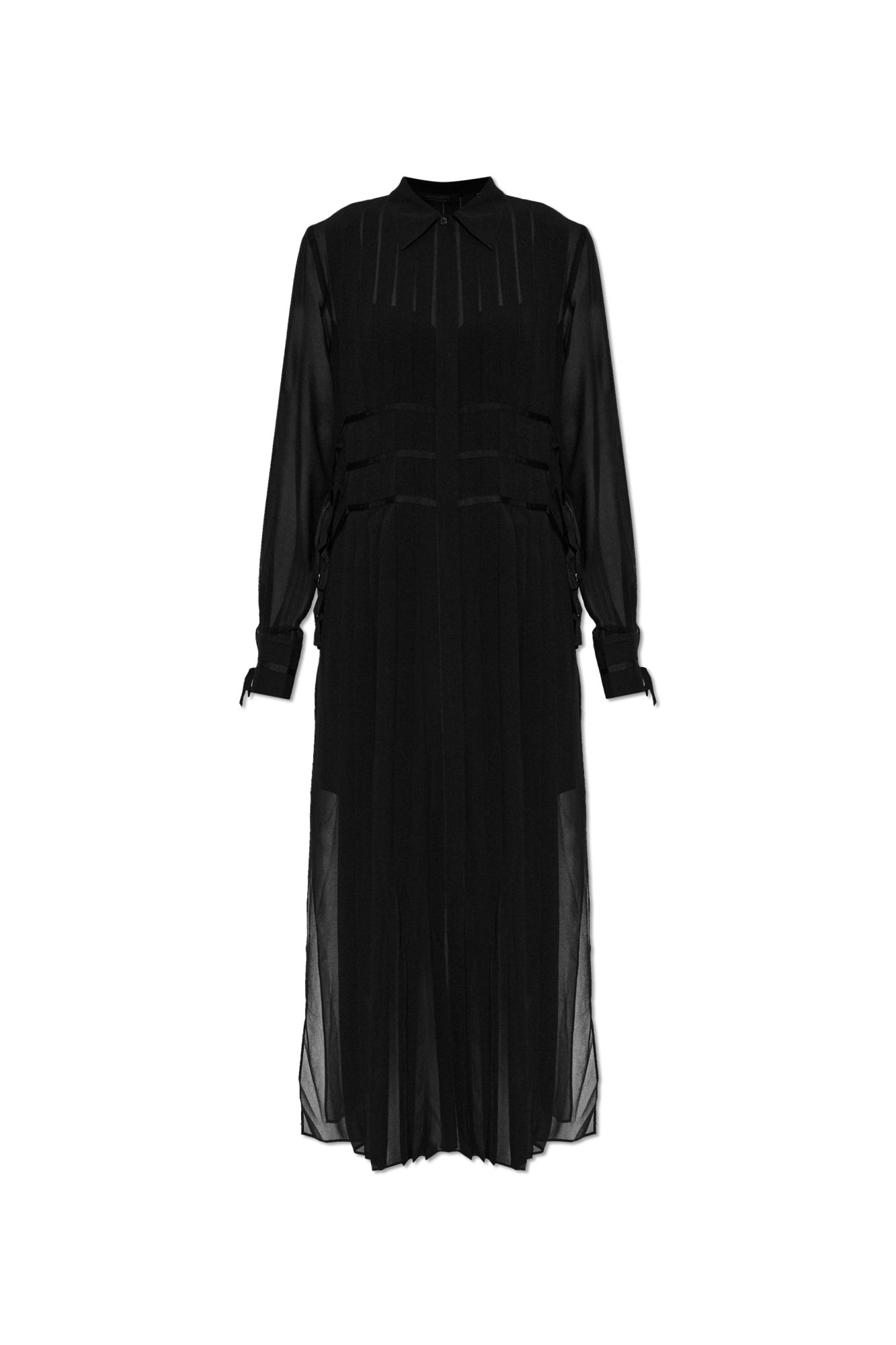 AllSaints Sukienka ‘Kass’, Kobiety, Czarny