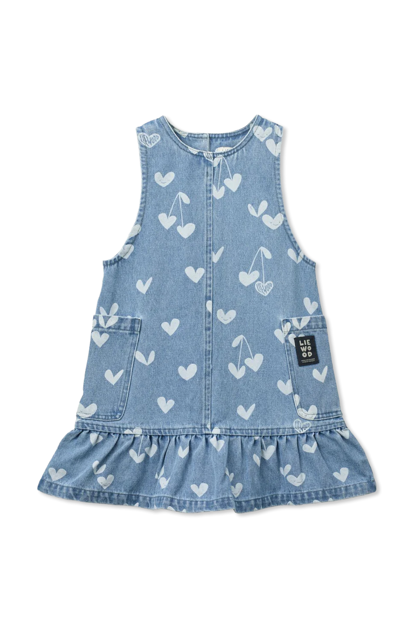 Liewood Jeansowa Sukienka `Angelica`, Unisex, Niebieski