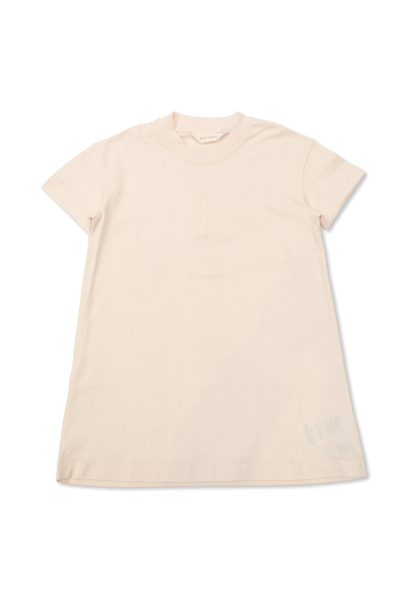 Palm Angels Kids Sukienka Z Logo, Unisex, Różowy