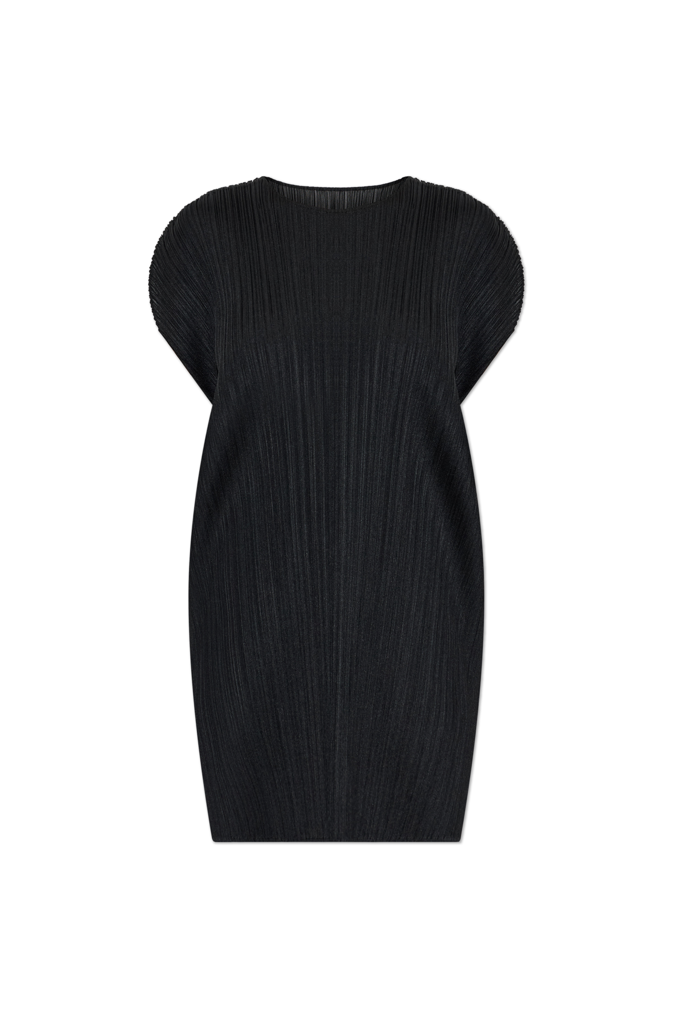 Pleats Please Issey Miyake Plisowana Sukienka, Kobiety, Czarny