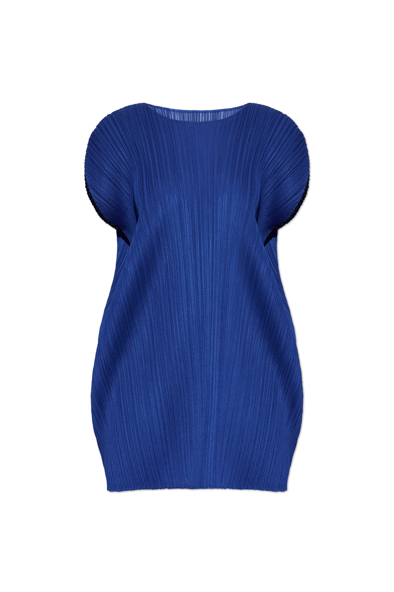Pleats Please Issey Miyake Plisowana Sukienka, Kobiety, Niebieski