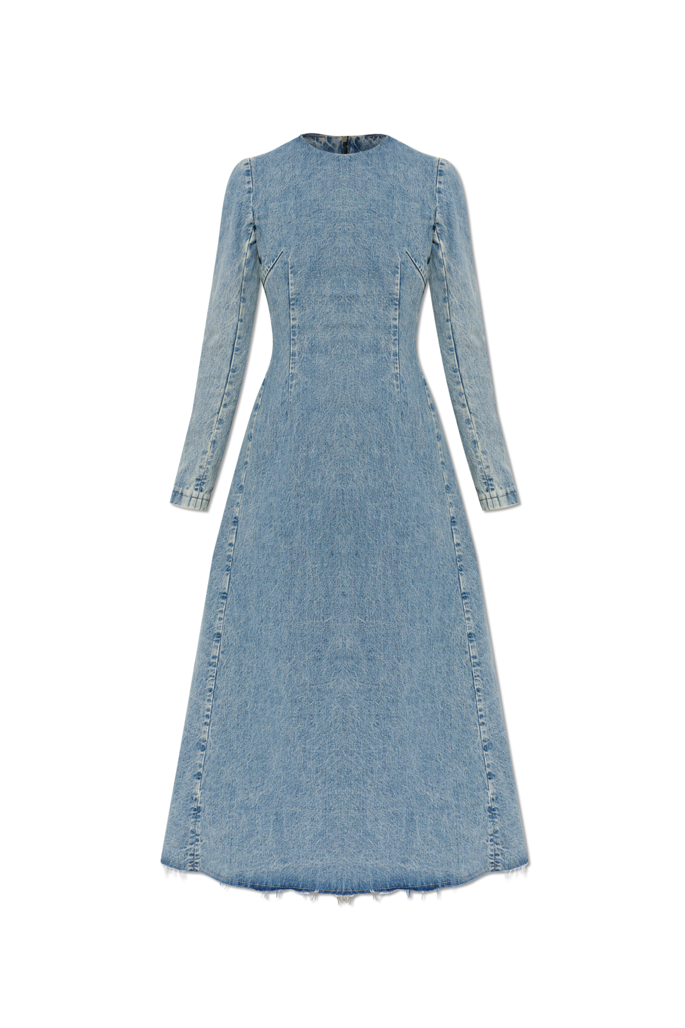 Maison Margiela Jeansowa Sukienka, Kobiety, Niebieski