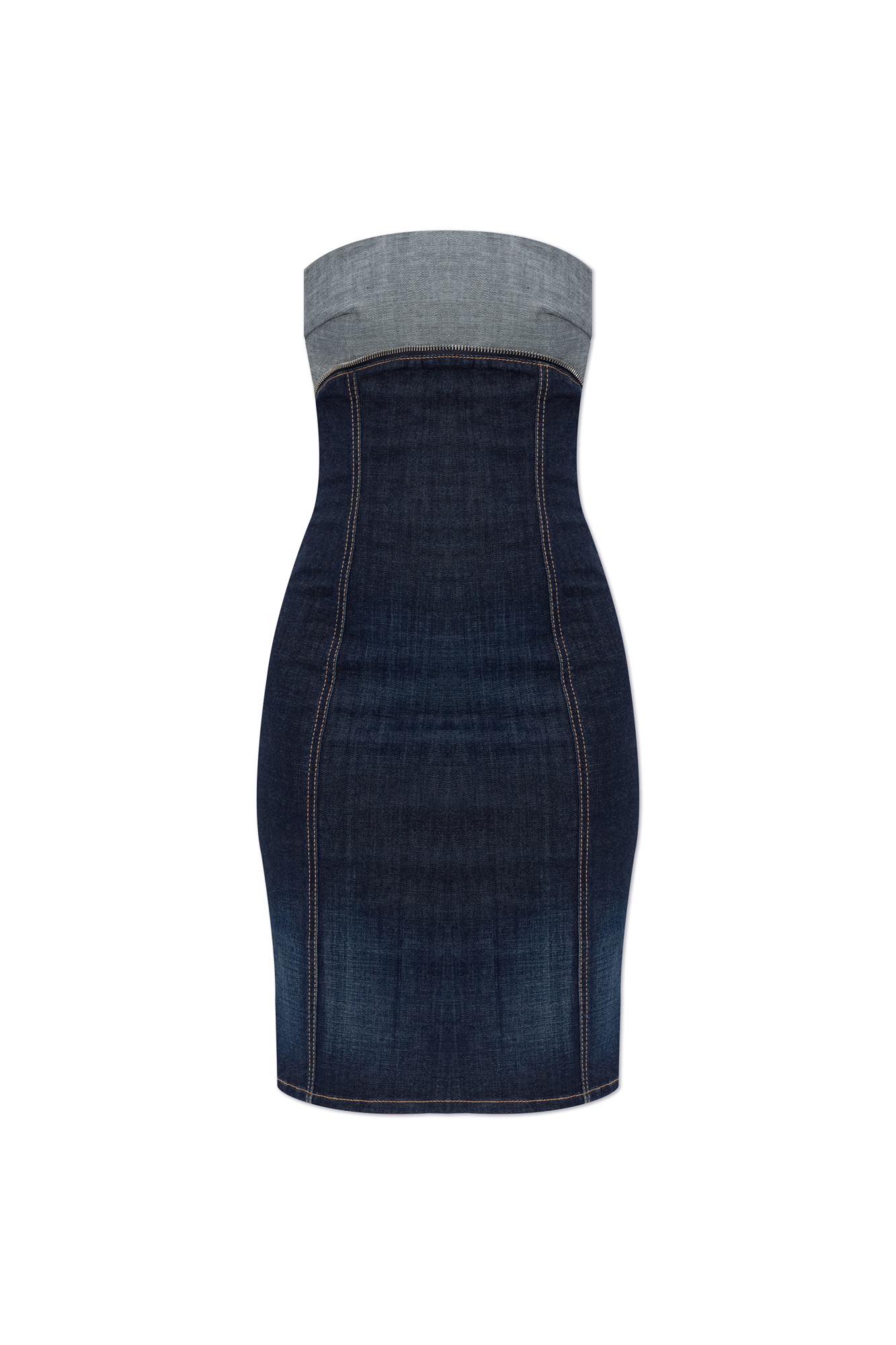 Dsquared2 Sukienka Jeansowa, Kobiety, Granatowy