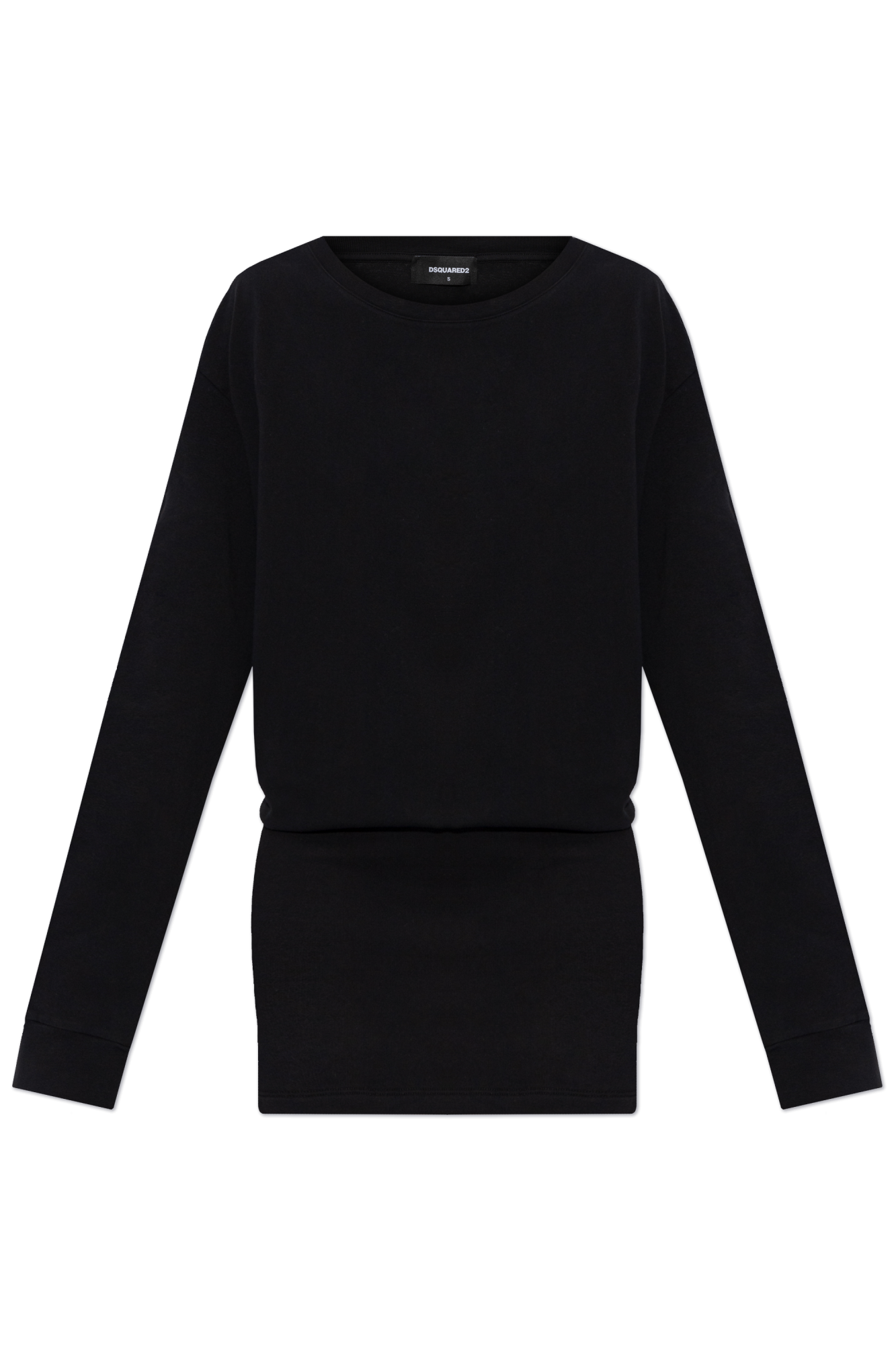 Dsquared2 Sukienka Z Długim Rękawem, Kobiety, Czarny