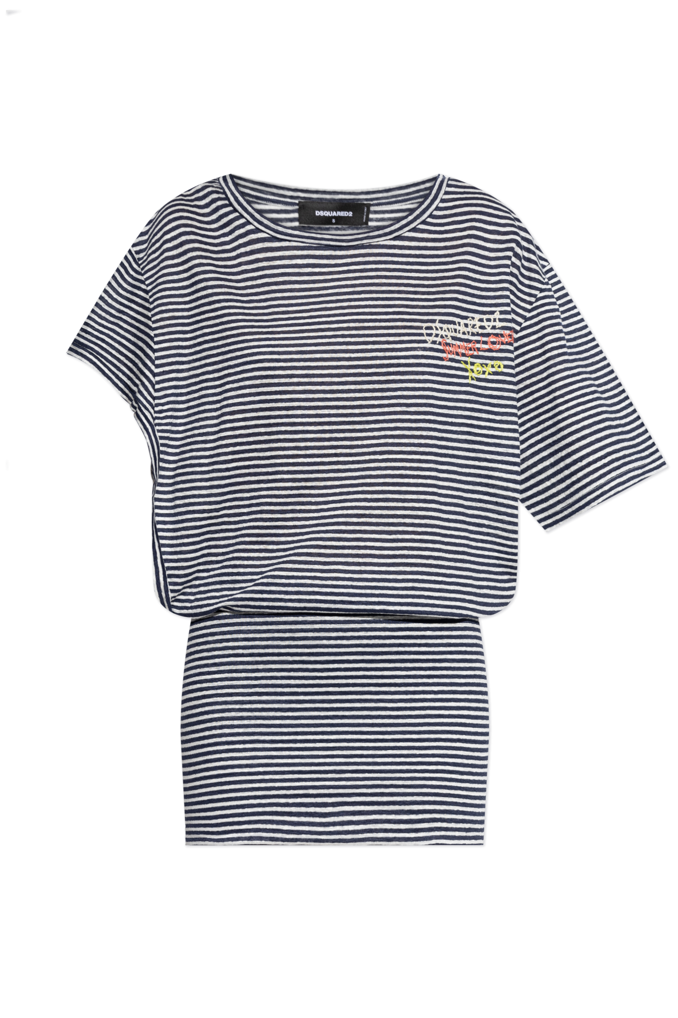 Dsquared2 Sukienka  Kapsuła `Summer Lovers`, Kobiety, Granatowy