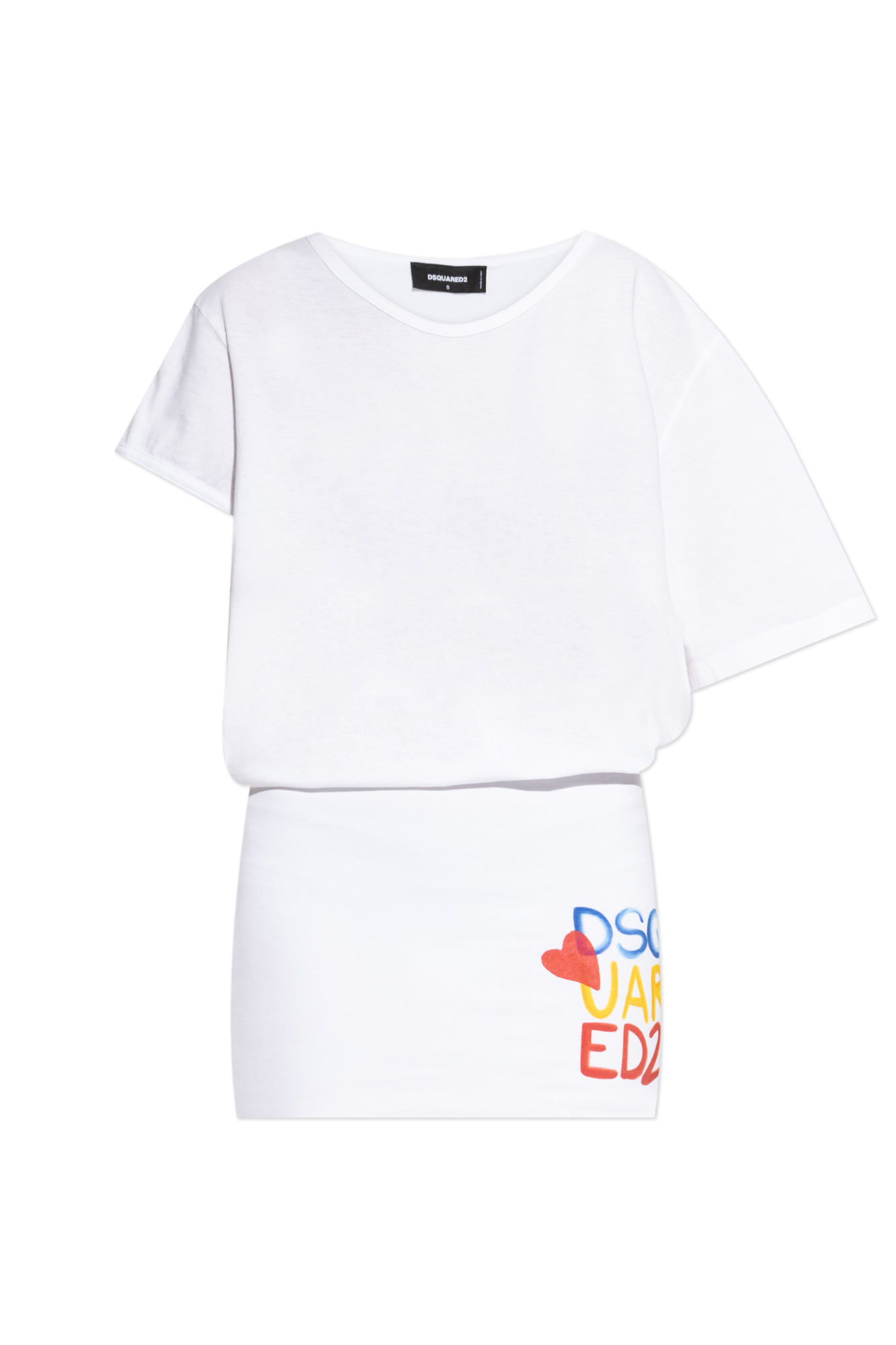 Dsquared2 Sukienka  Kapsuła `Summer Lovers`, Kobiety, Biały