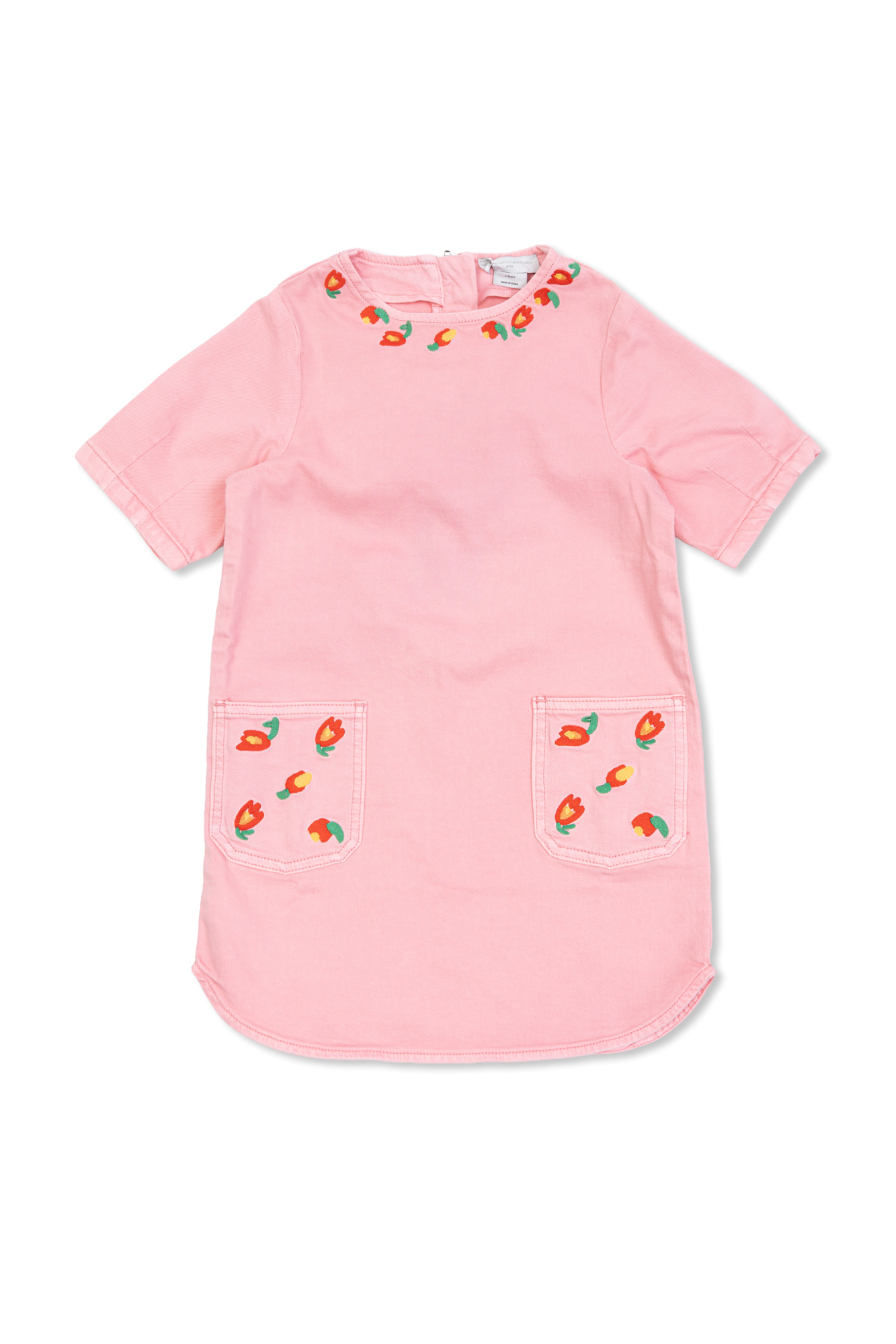 Stella McCartney Kids Sukienka Z Kieszeniami, Unisex, Różowy