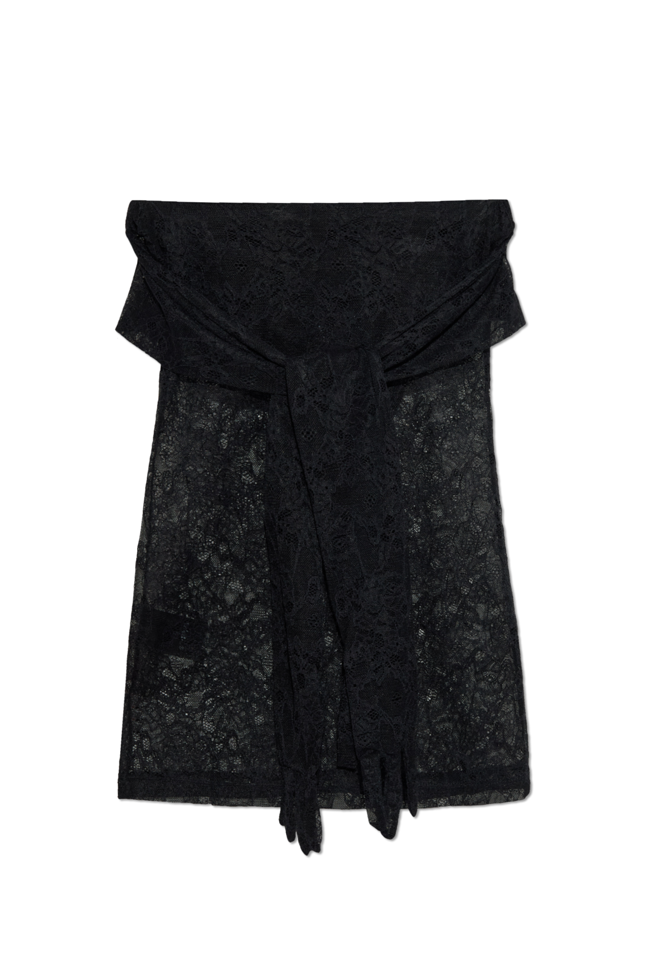 VETEMENTS Koronkowy Top, Kobiety, Czarny