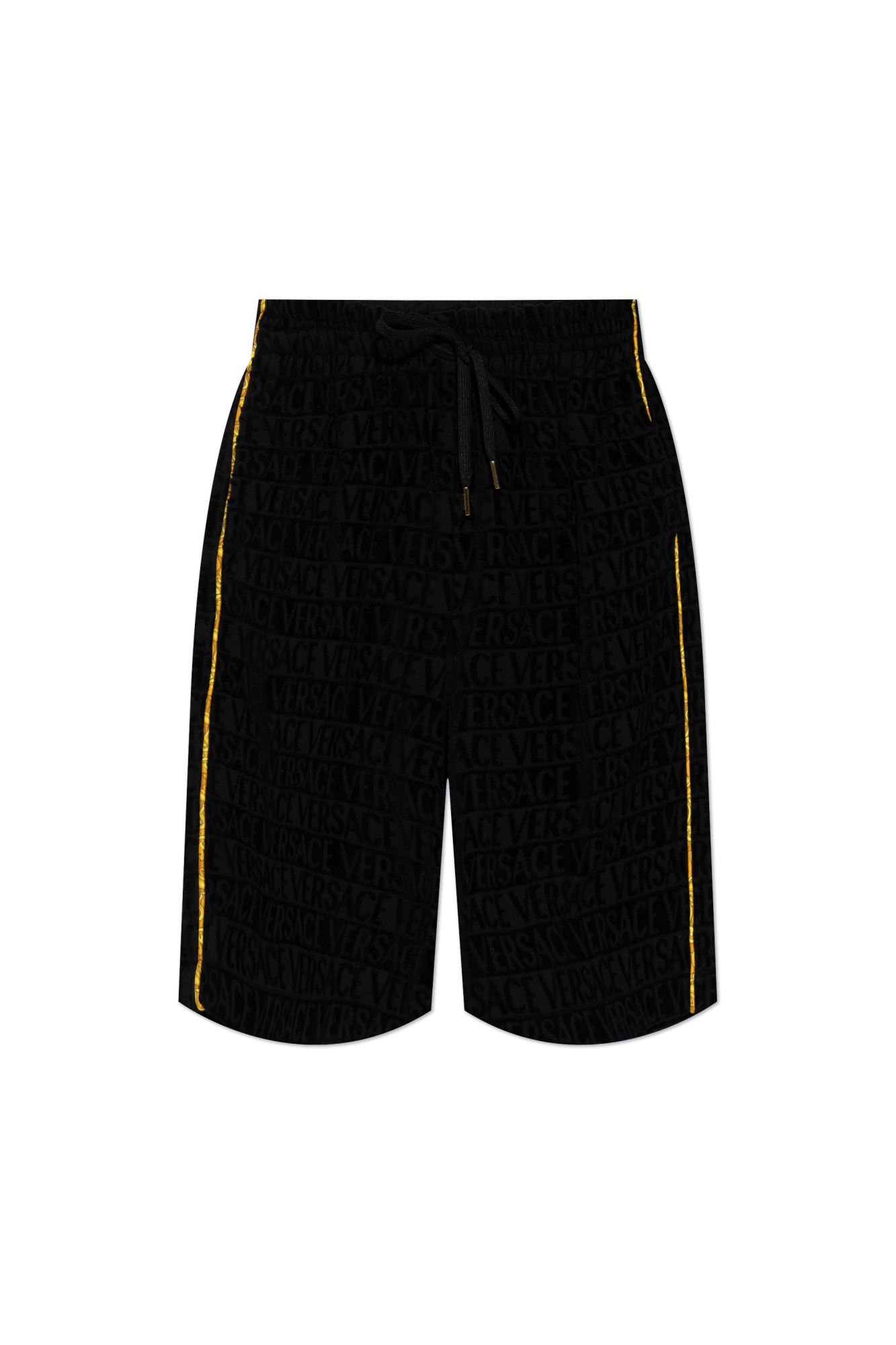 Versace Home Szorty Z Logo, Mężczyźni, Czarny