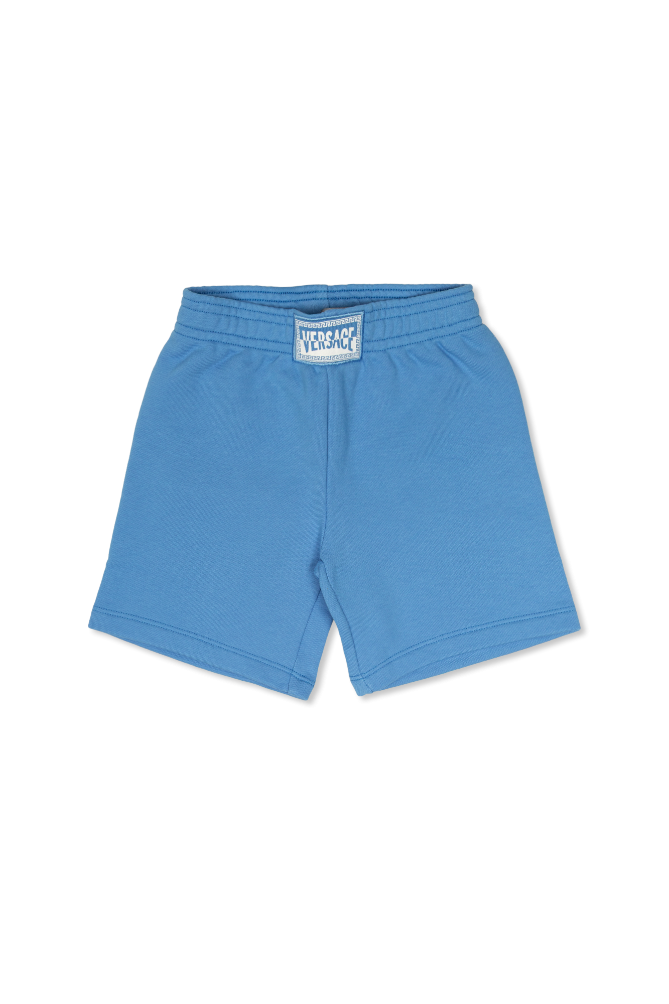 Versace Kids Szorty Z Logo, Unisex, Niebieski