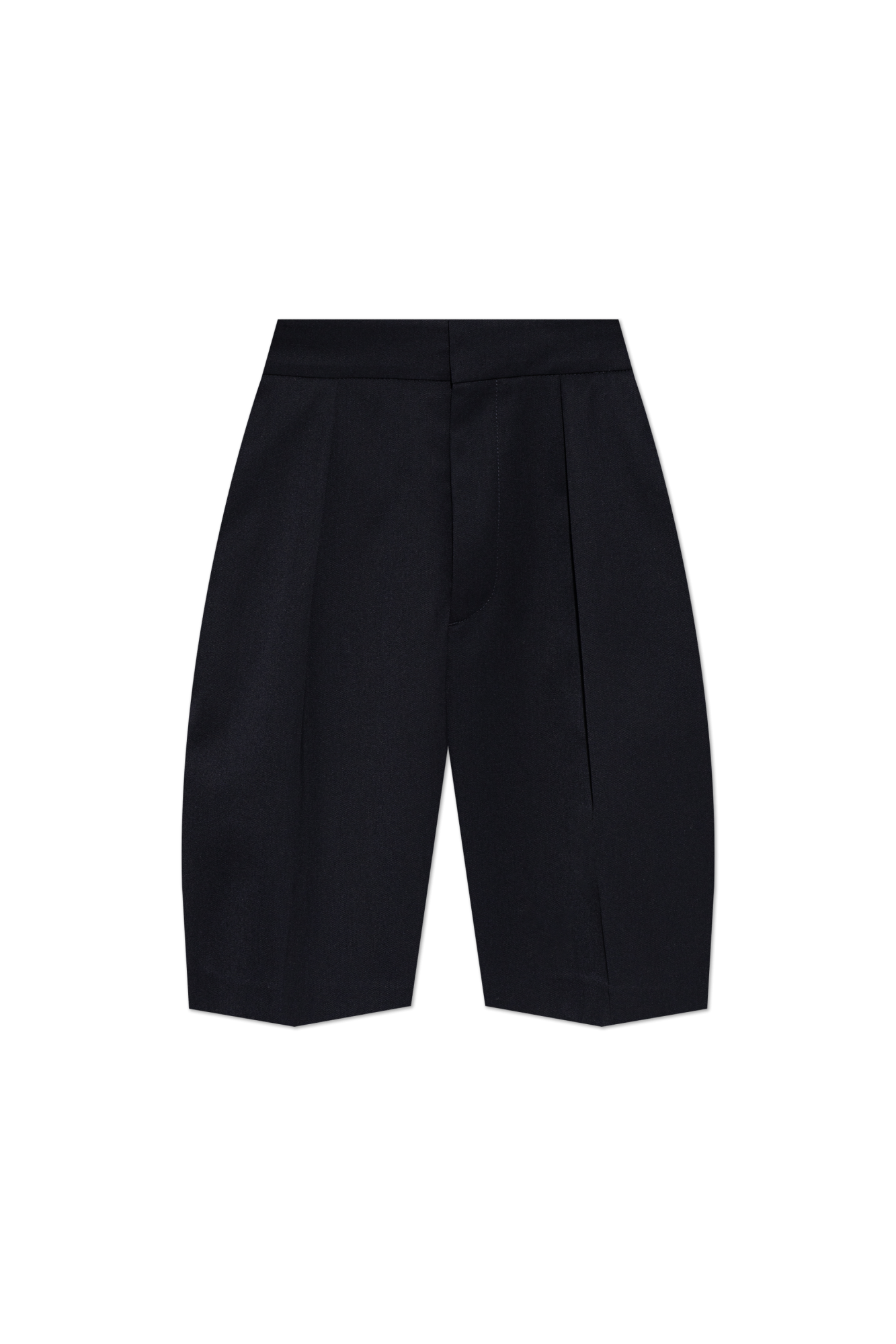 Victoria Beckham Szorty Z Zaszewkami, Kobiety, Granatowy